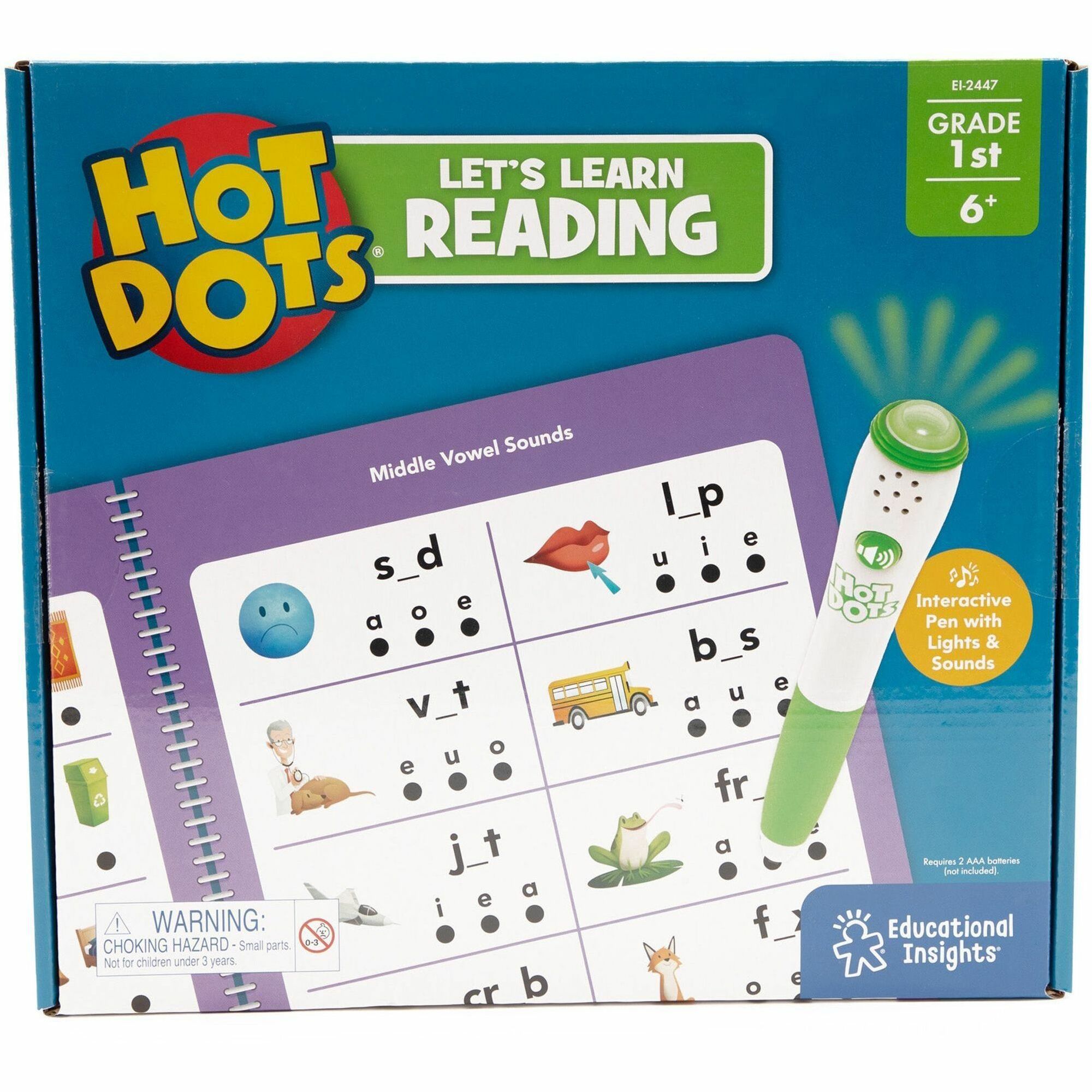 Image of Hot Dots First Grade Activity Set Interactive Printed Book