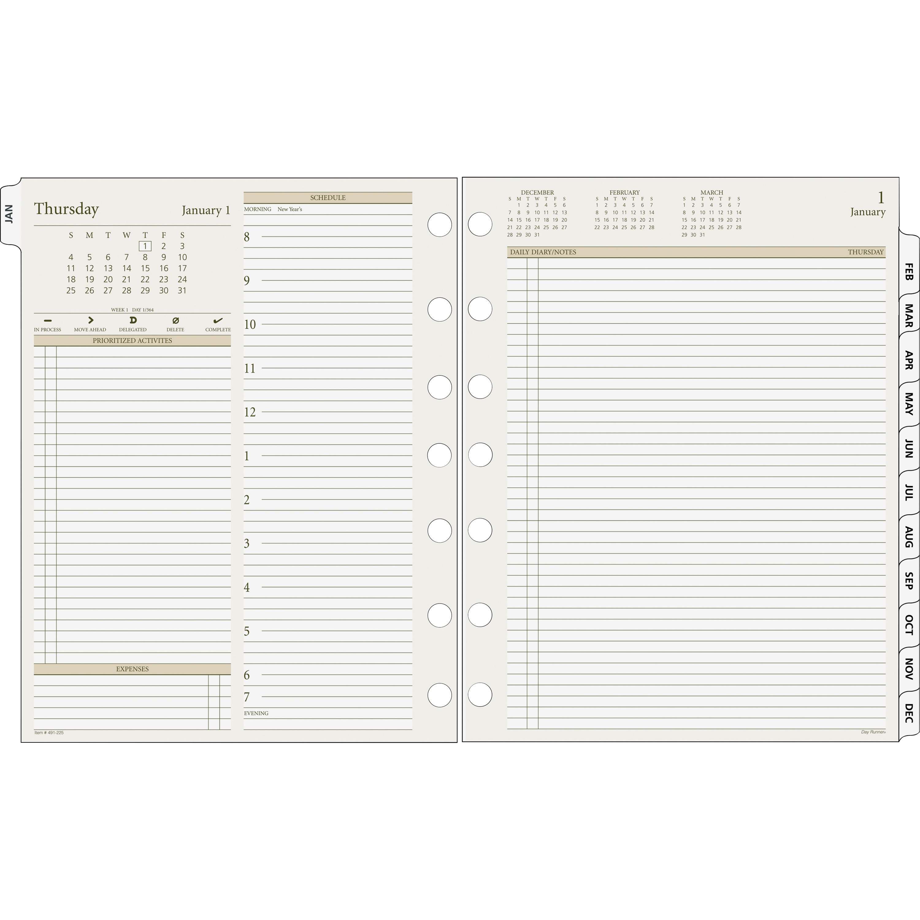Image of Day Runner PRO Planner Refill (SKU: 300815)