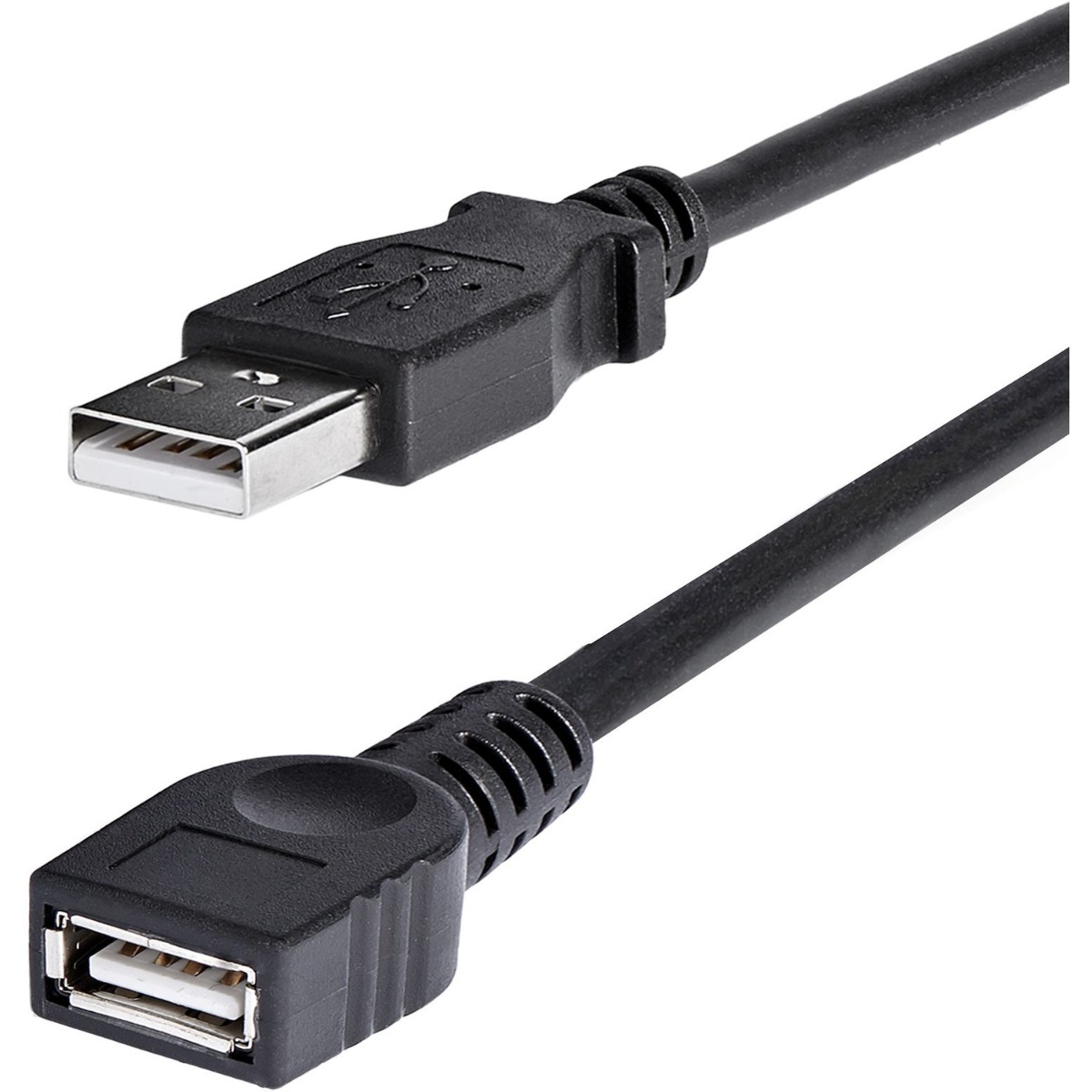 Image of StarTech.com 6 ft Black USB 2.0 Extension Cable A to A - M/F
