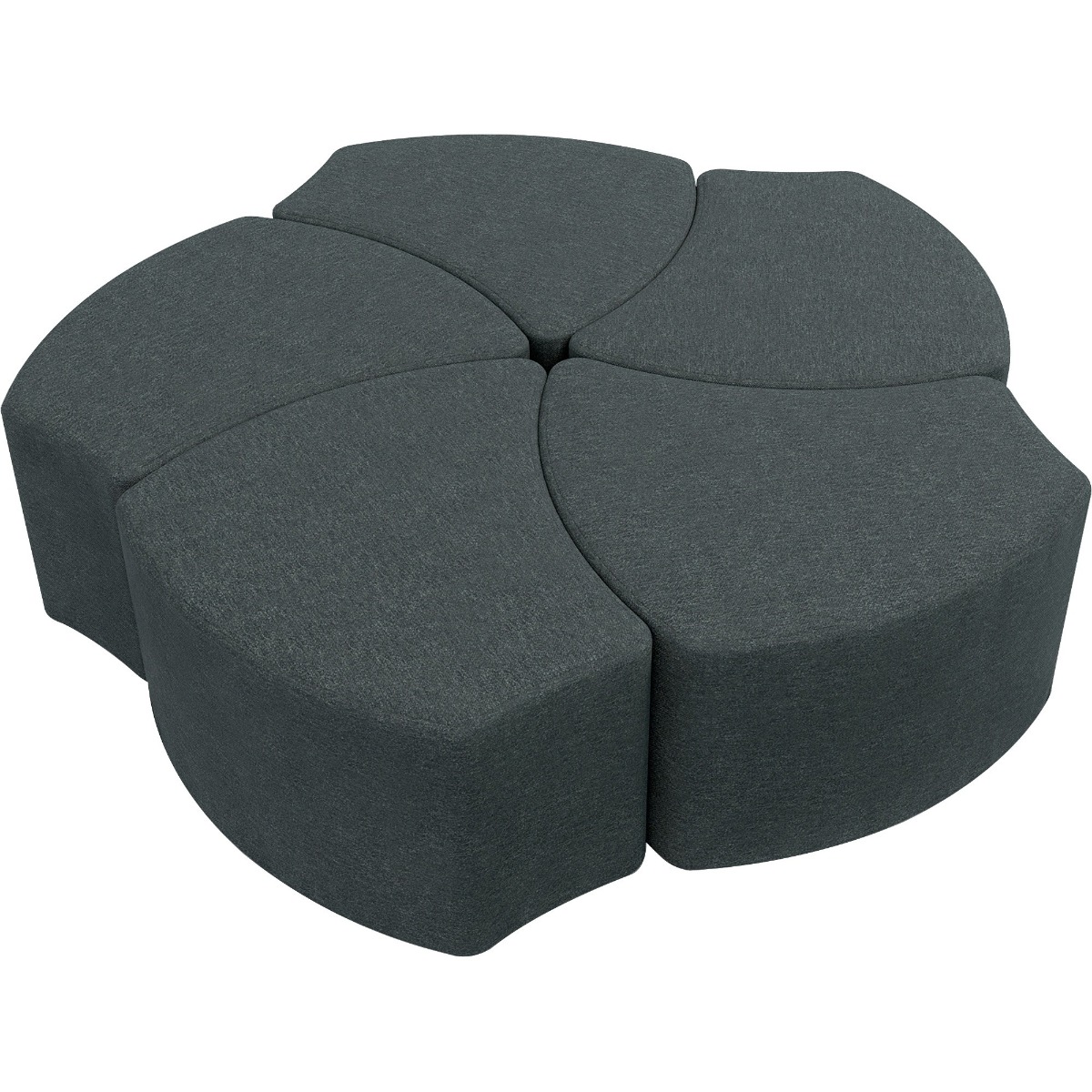 Image of MooreCo Economy Shapes Modular Lounge Seat - Set of 5