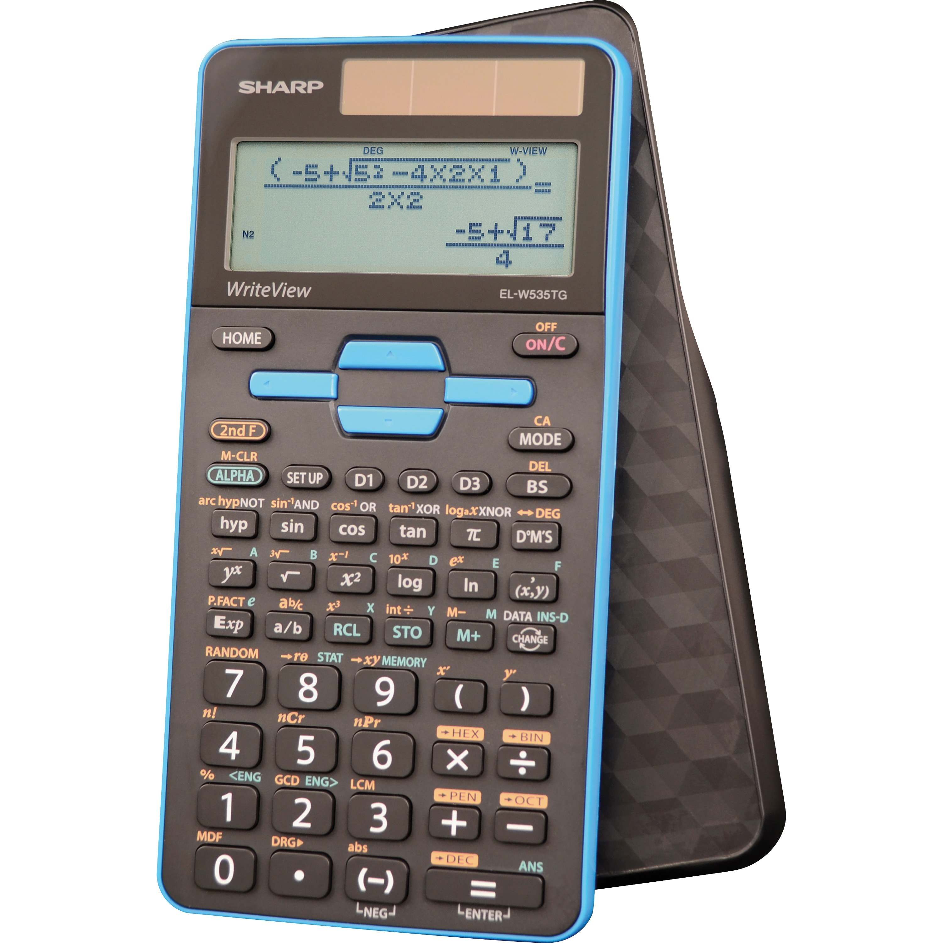 Image of Sharp EL-W535TGBBL Scientific Calculator with WriteView&trade; 4 Line Display