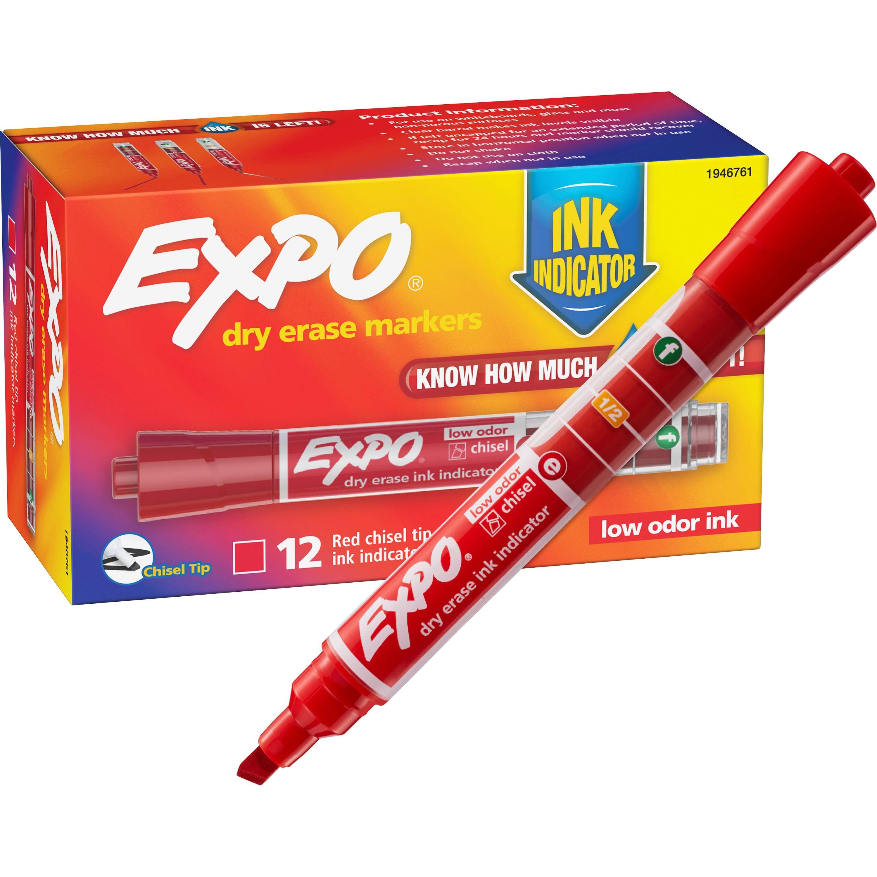 Image of EXPO Dry-Eraser Markers - Ink Indicator (SKU: 297442)