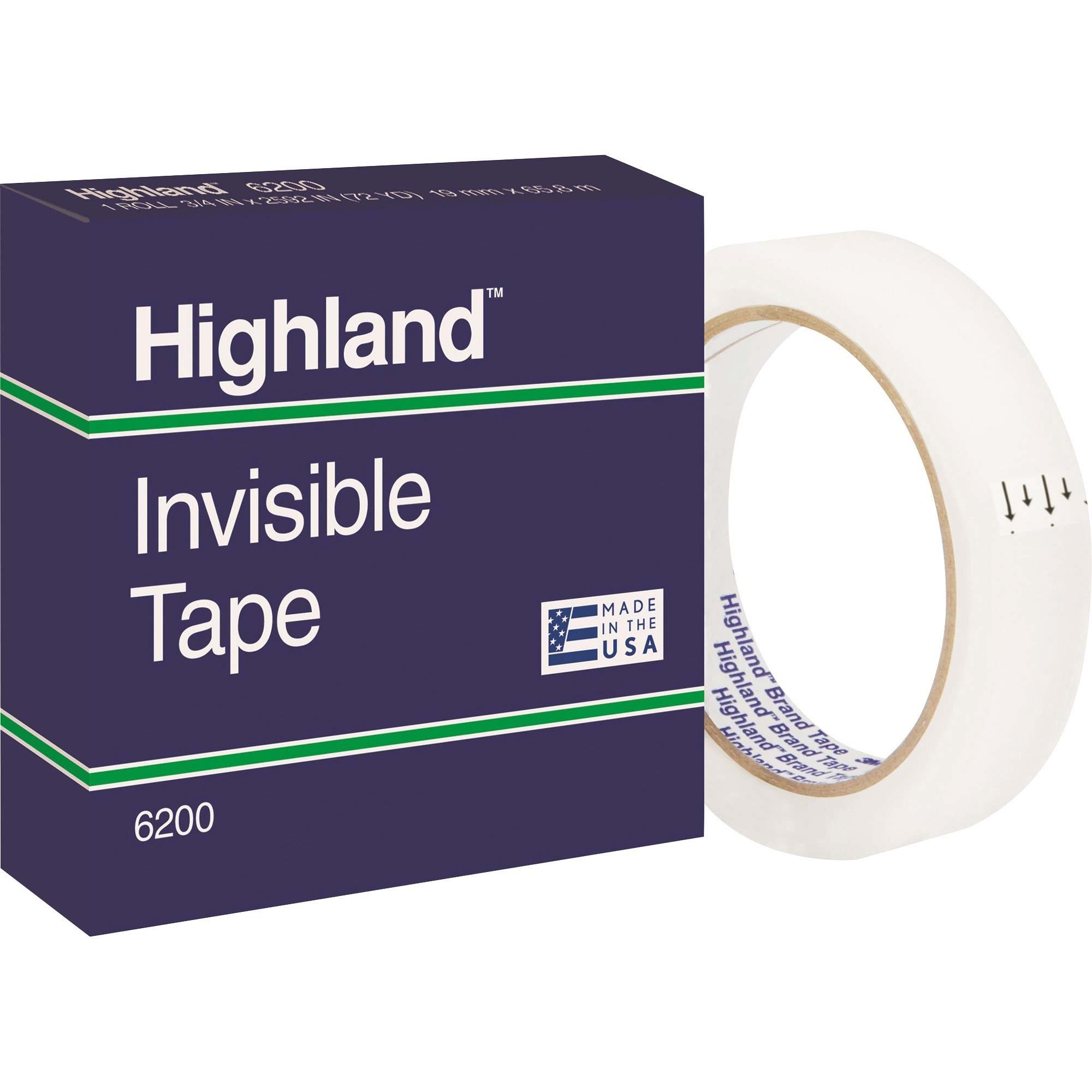 Image of Highland 3/4"W Matte-finish Invisible Tape