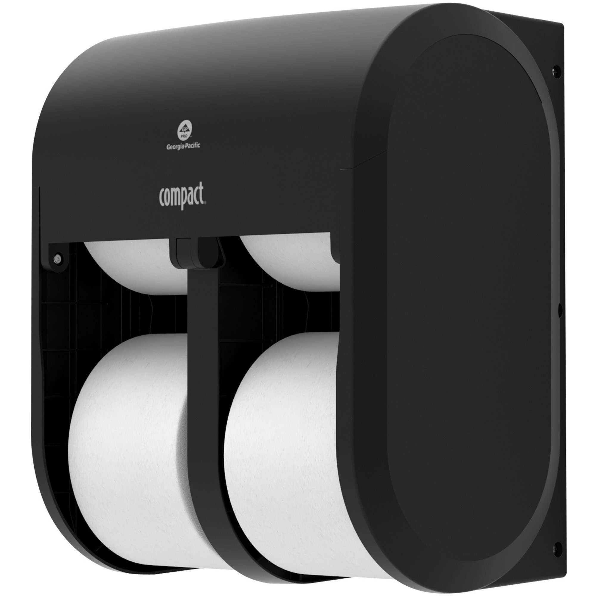 Image of Compact 4-Roll Quad Coreless High-Capacity Toilet Paper Dispenser