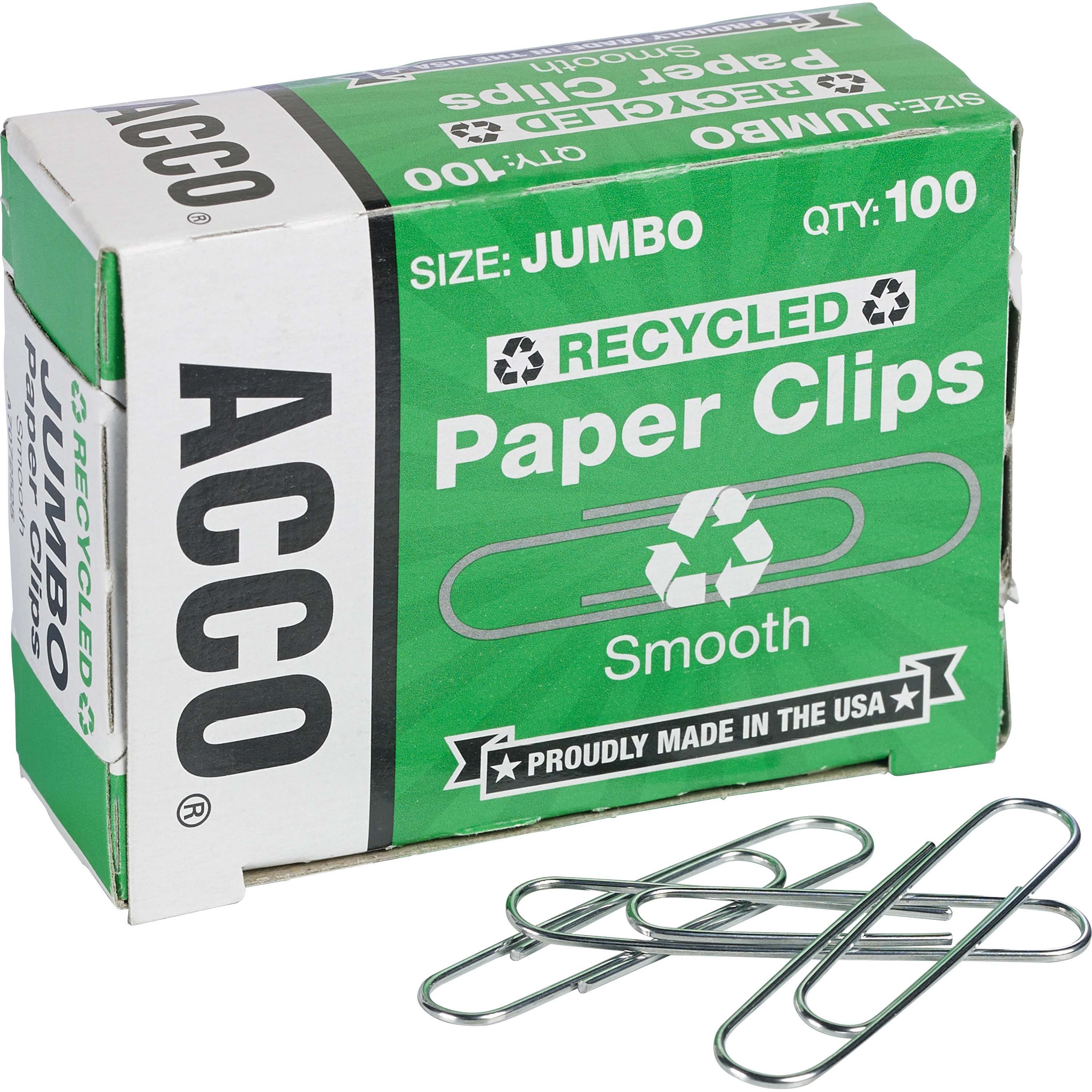 Image of Acco Recycled Paper Clips