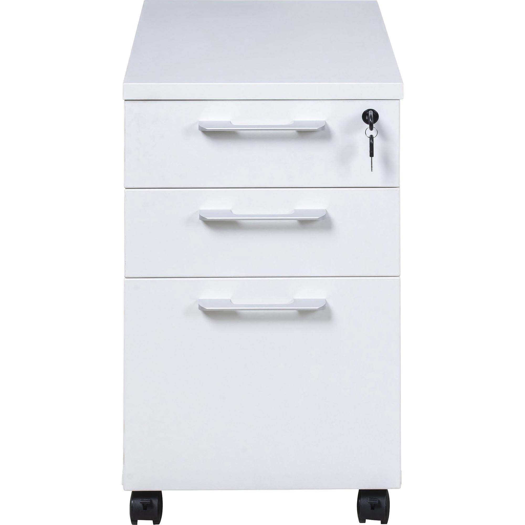 Image of Boss Simple System Mobile Pedestal Box/Box/File White