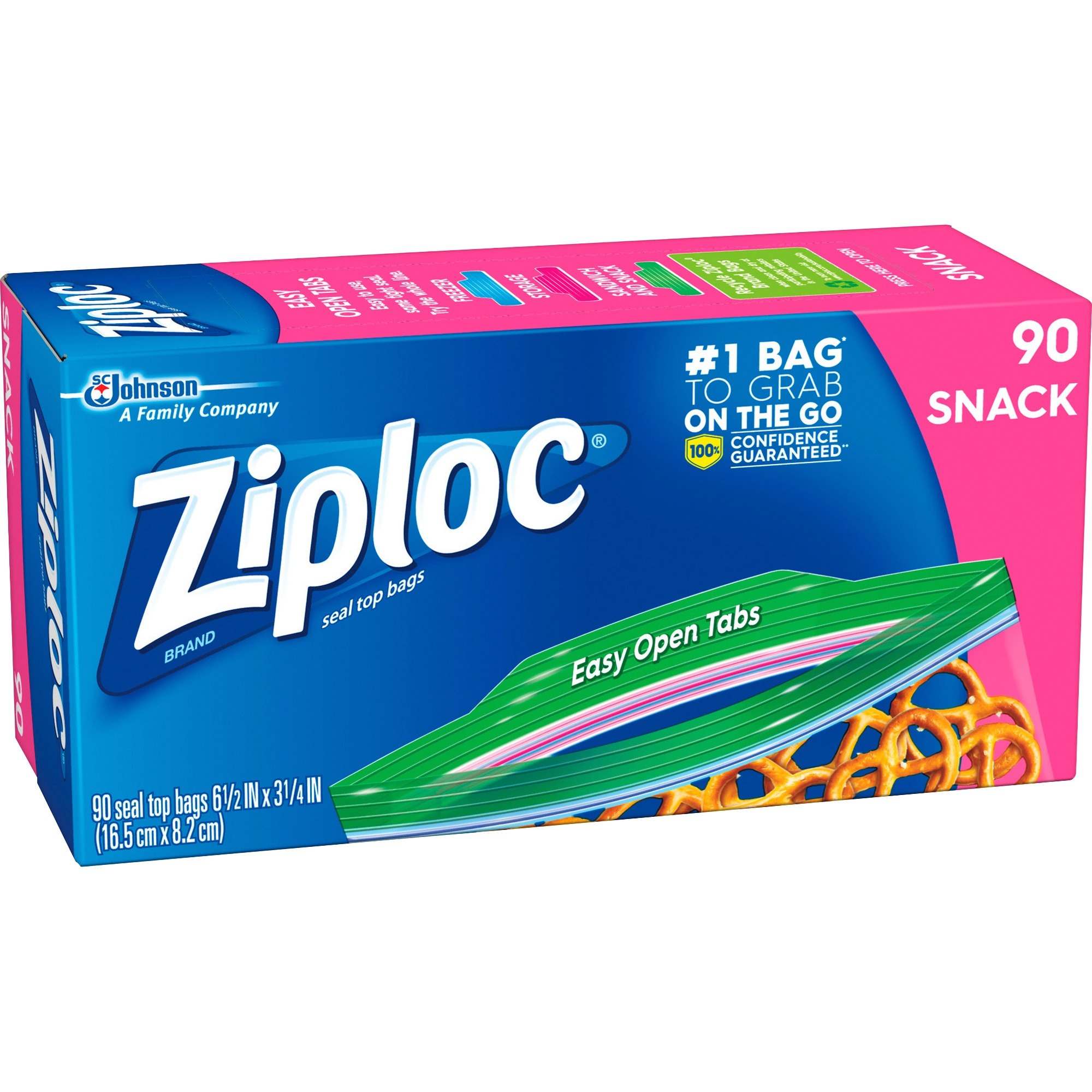 Image of Ziploc&reg; Snack Size Storage Bags