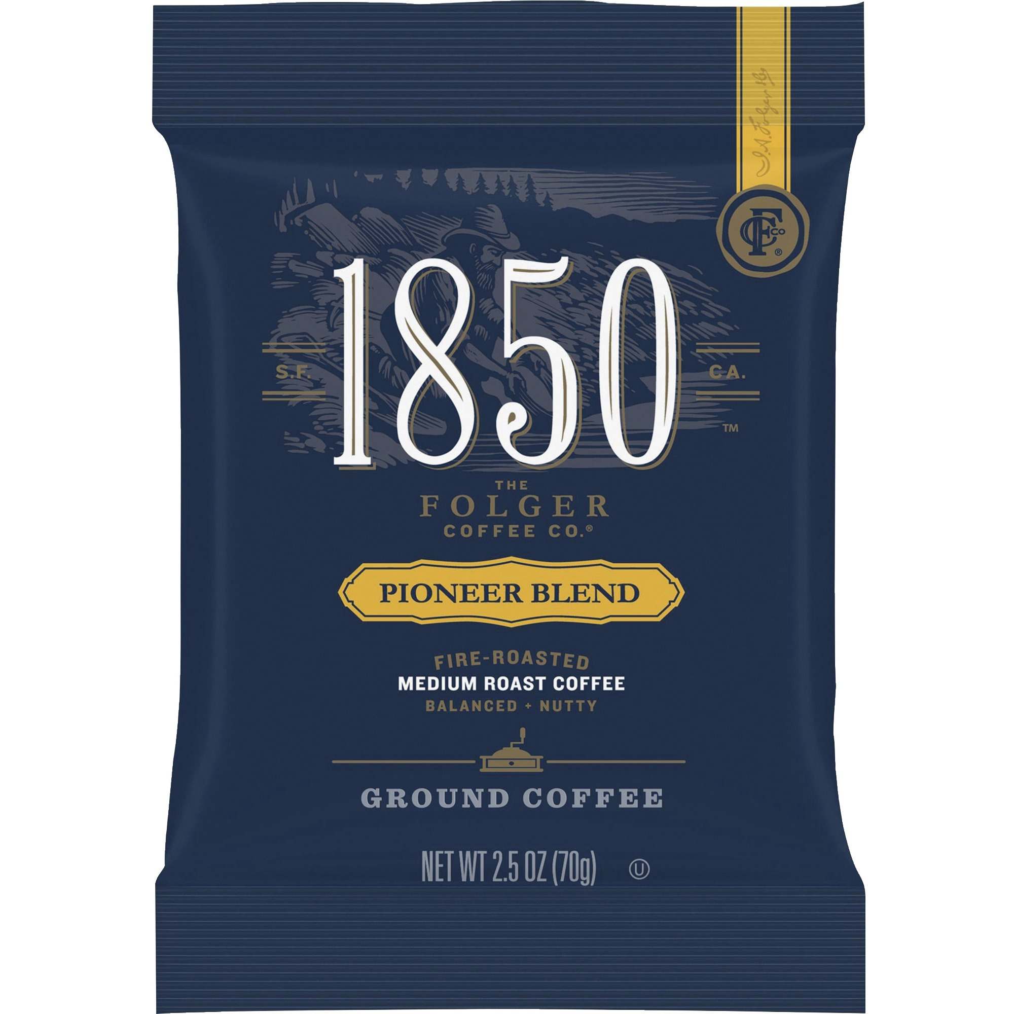 Image of Folgers&reg; 1850 Pioneer Blend Ground Coffee Pouches