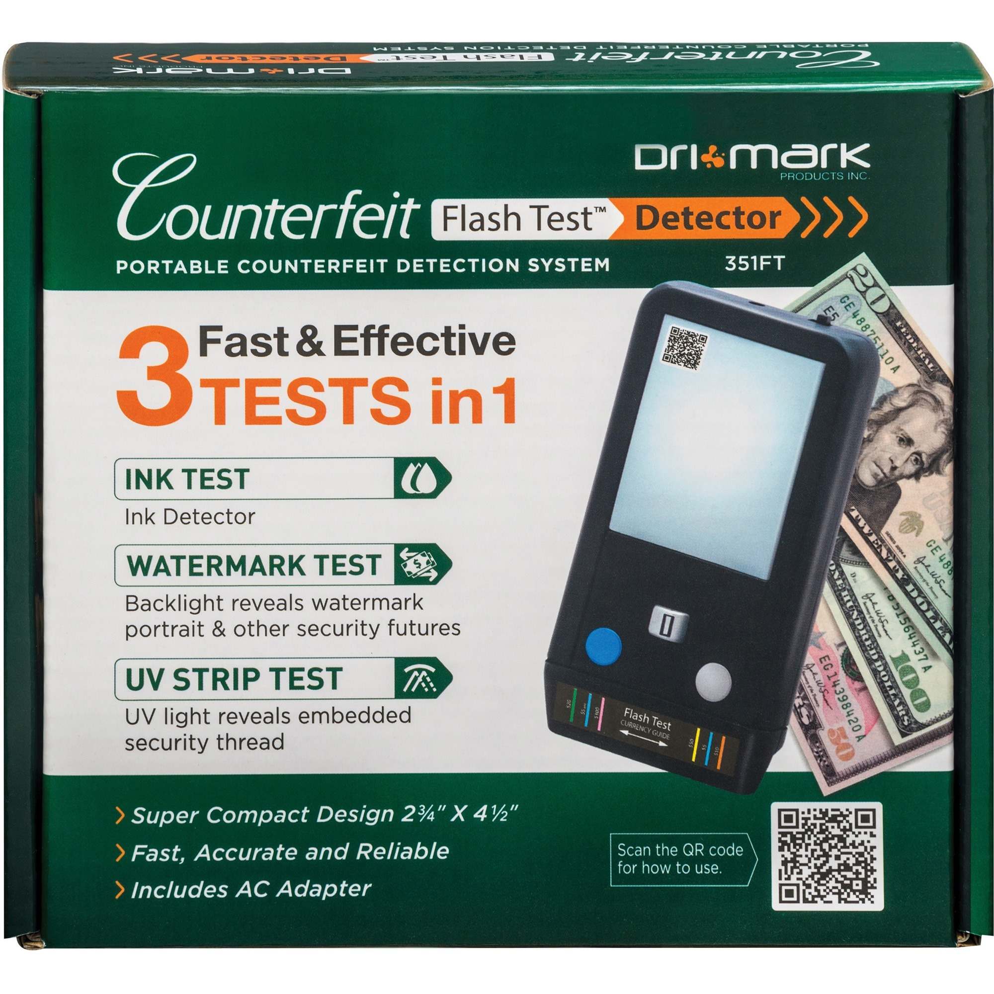 Image of Dri Mark Counterfeit Flash Test Detection System