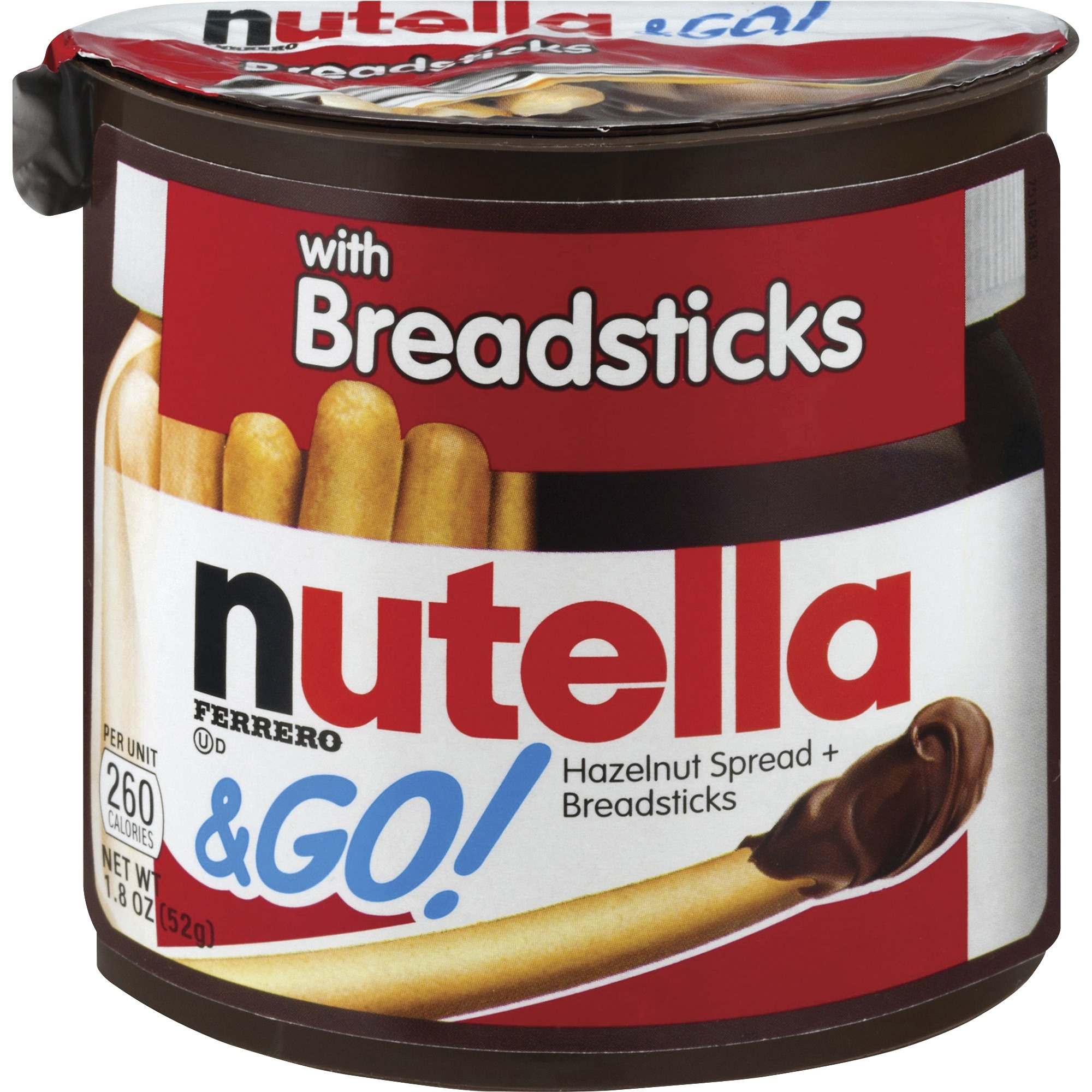 Image of Nutella Nutella & GO Hazelnut Spread & Breadsticks