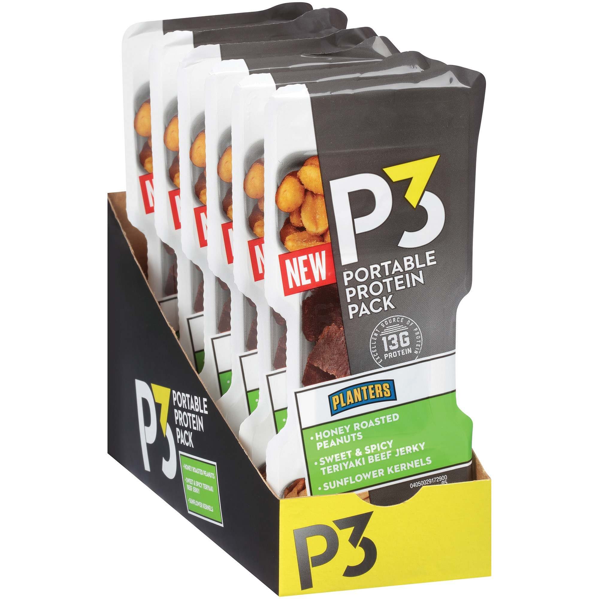 Image of P3 Peanuts/Teriyaki Jerky/Sunflower Pack