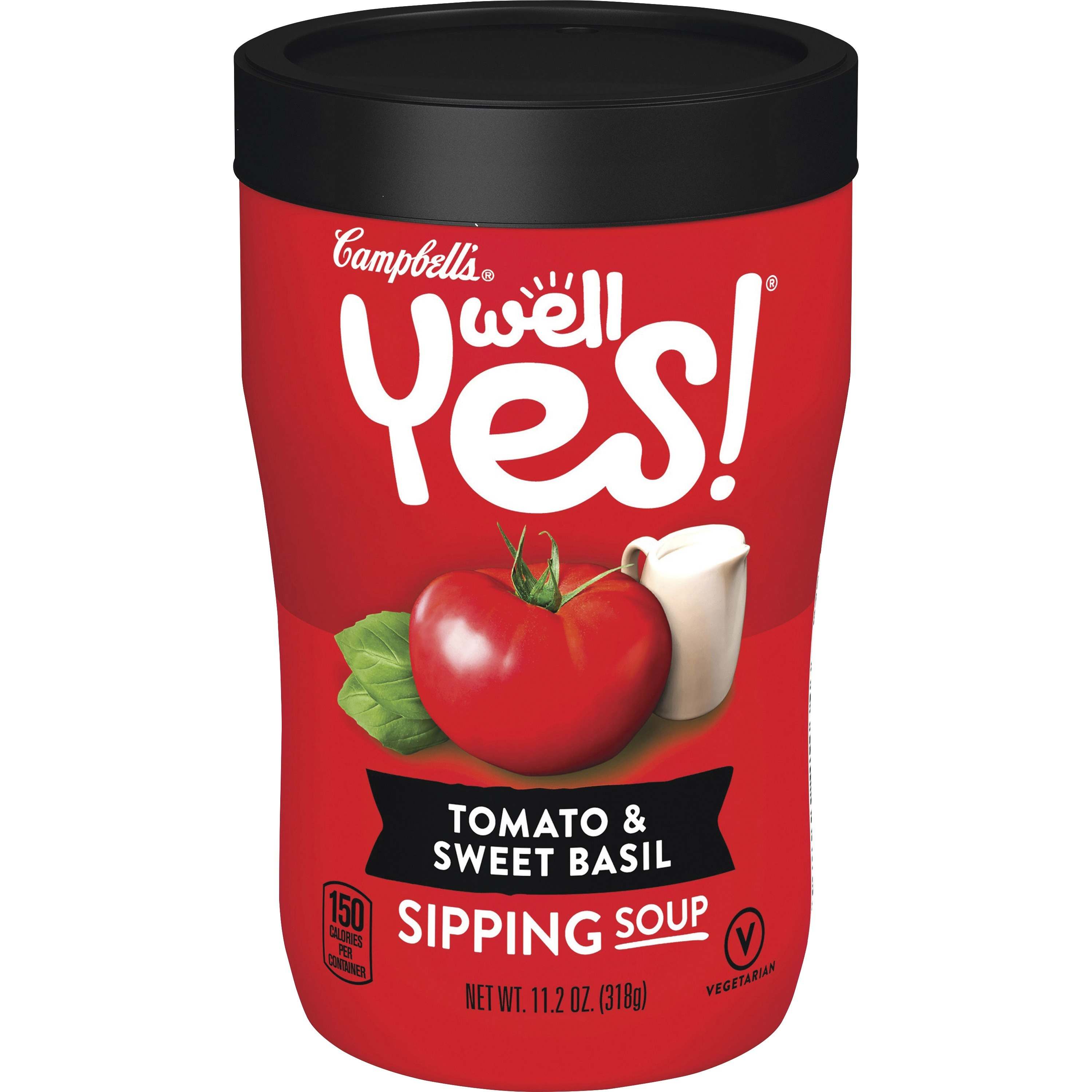 Image of Campbell's Tomato & Sweet Basil Sipping Soup