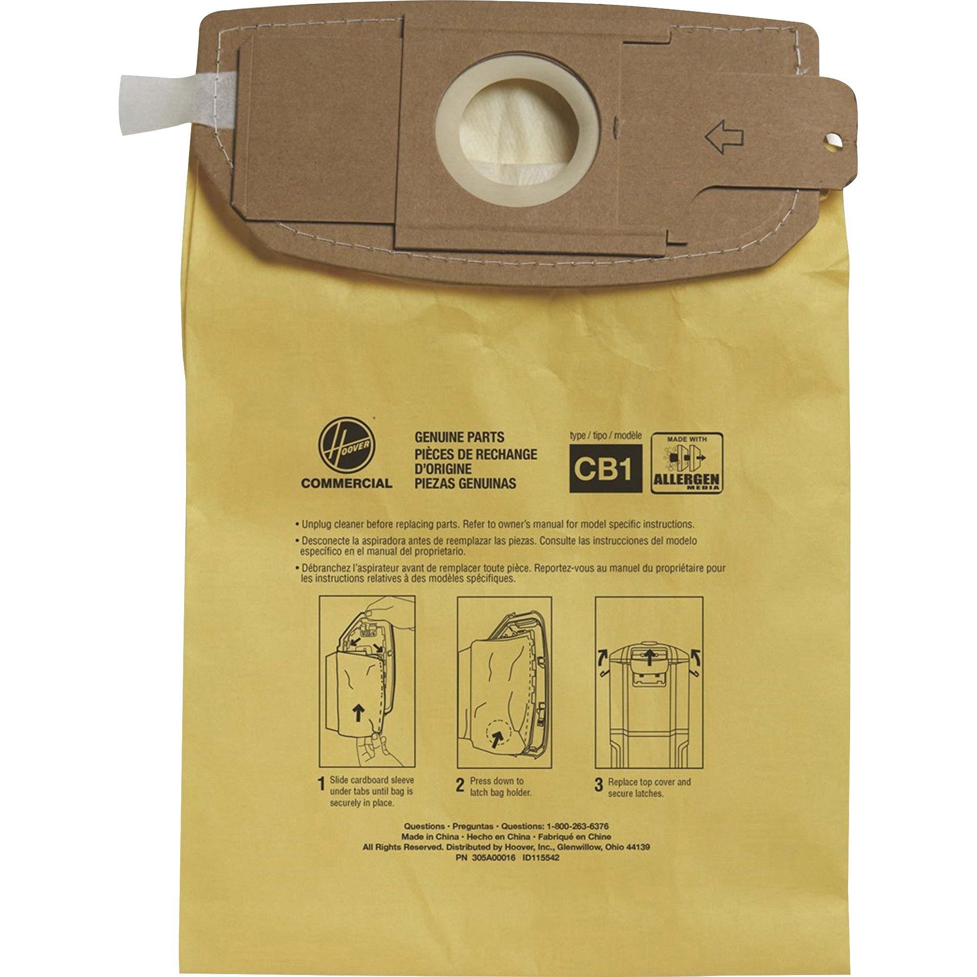 Image of Hoover 6-quart Hush Tone Vacuum Allergen Bag