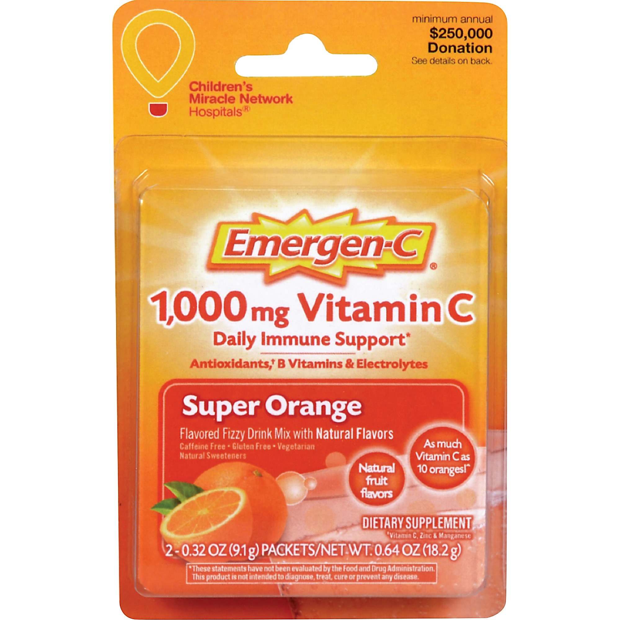 Image of Emergen-C Immune Support Drink Mix Packets (SKU: 300366)