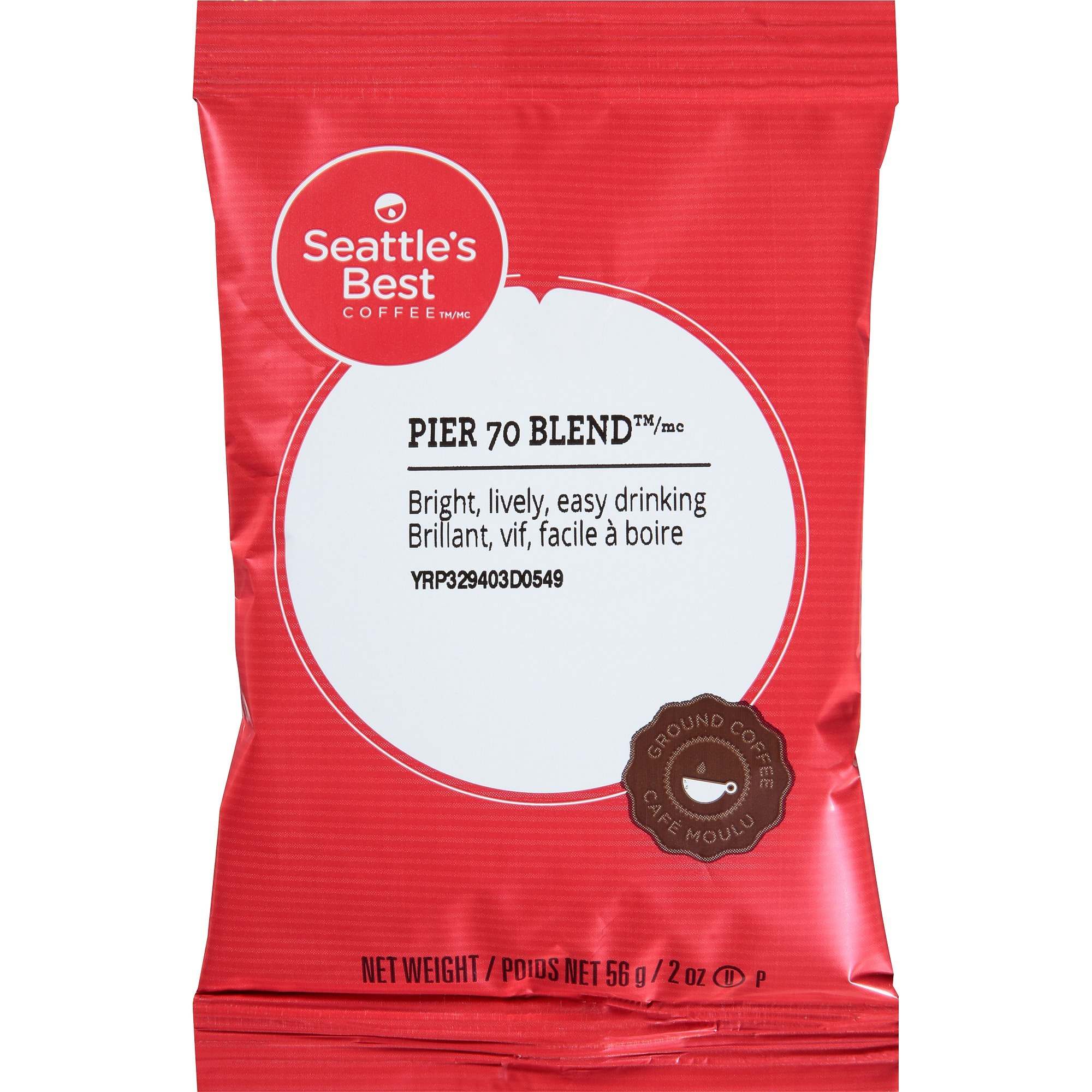 Image of Seattle's Best Coffee Pier 70 Blend Ground Coffee Pouch