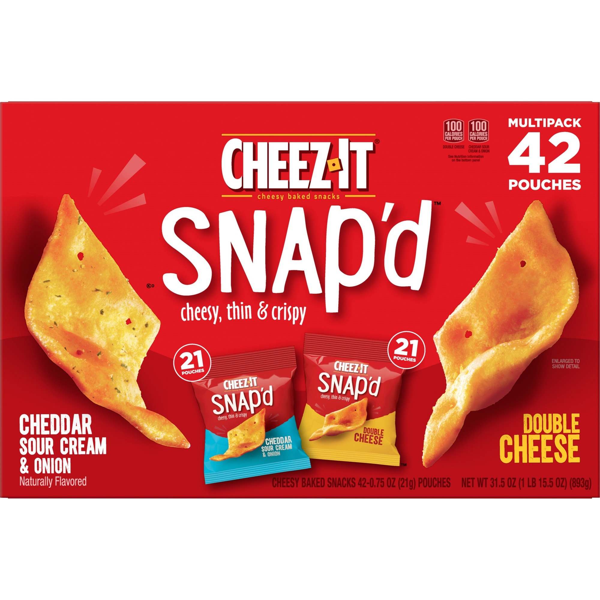 Image of Cheez-It Snap'd Baked Cheese Variety Pack