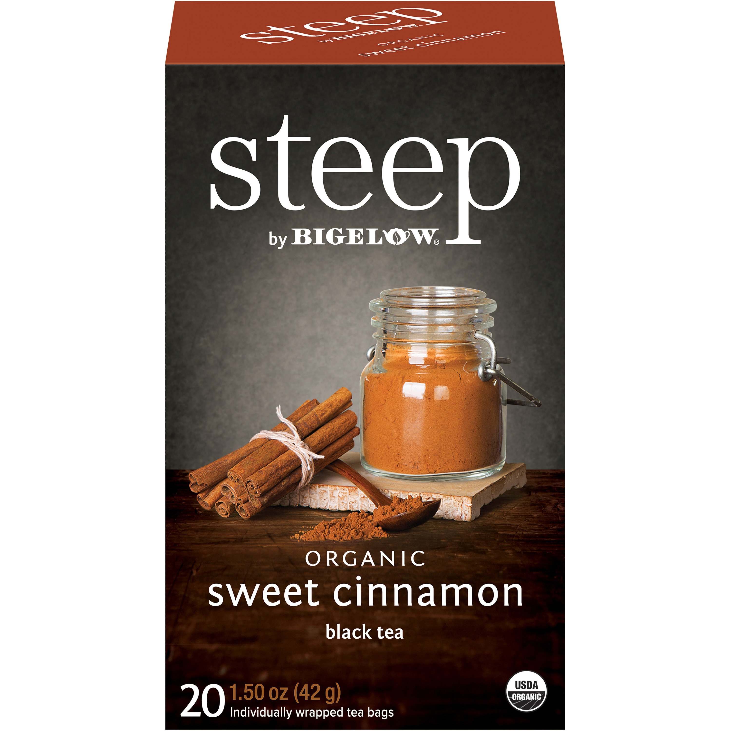Image of steep Organic Sweet Cinnamon Black Tea