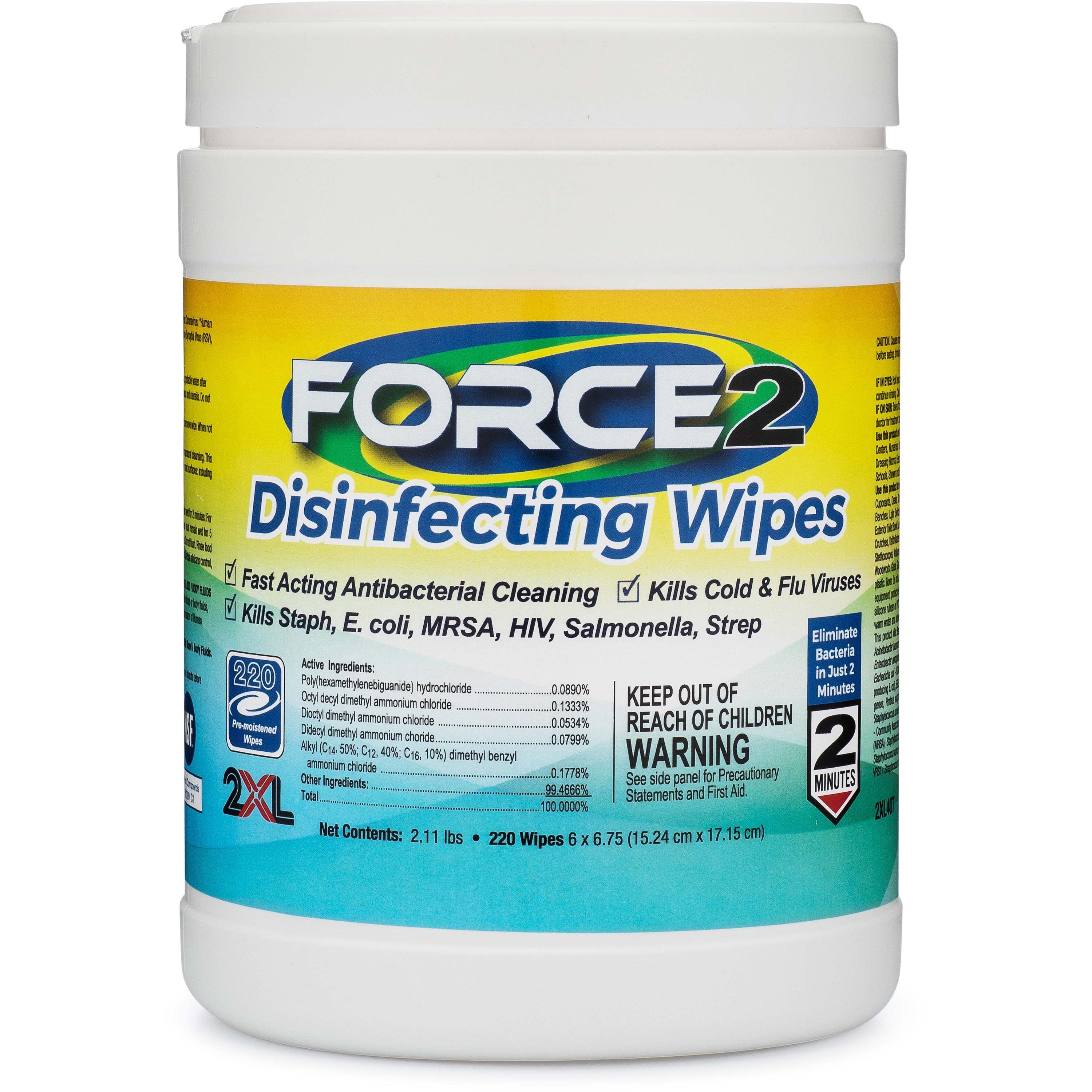 Image of 2XL FORCE2 Disinfecting Wipes