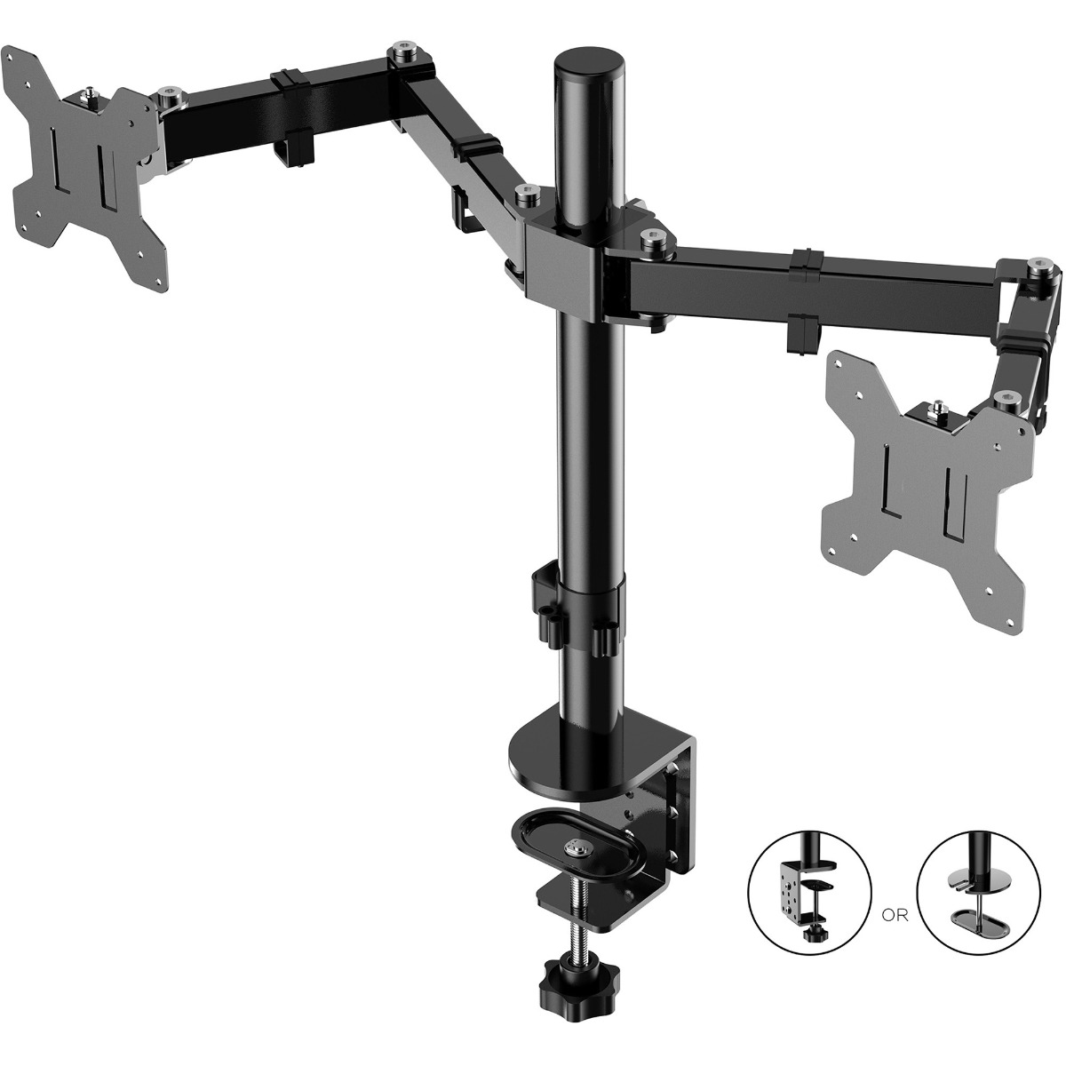 Image of Rocelco RDM2 Desk Mount for LCD Monitor, LED Monitor, Display Stand