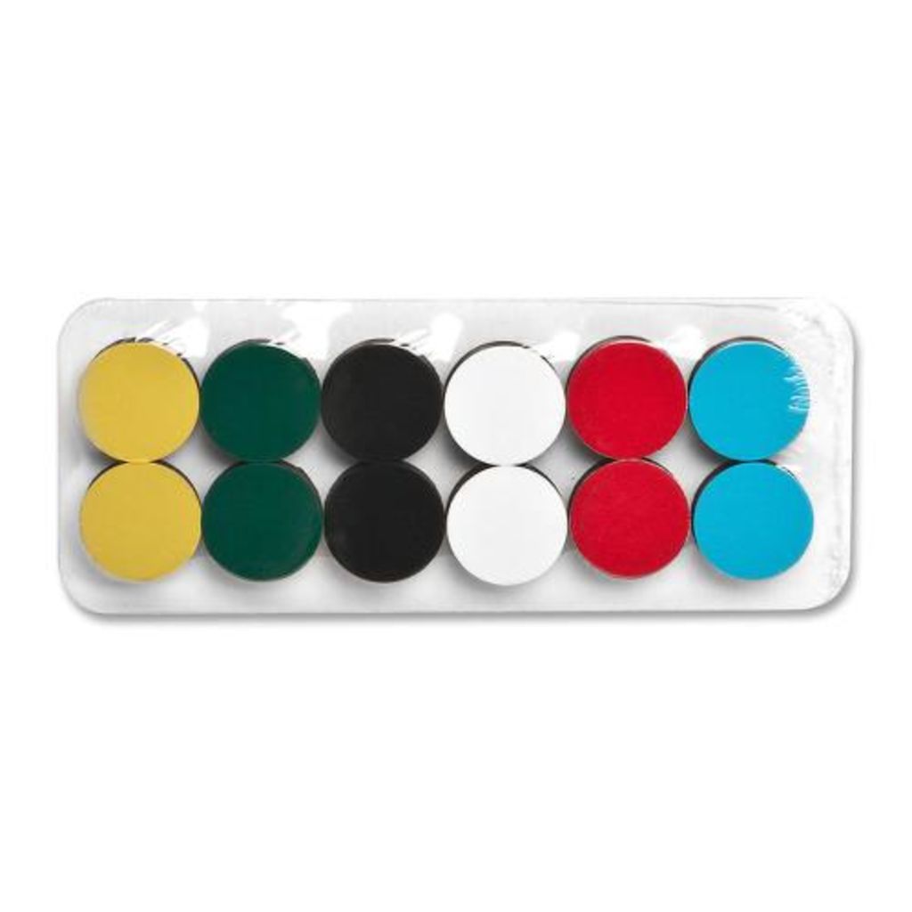 Image of Magna Visual High Energy Magnets - 12 Circle - Magnetic - Soft Material - 0.13" 