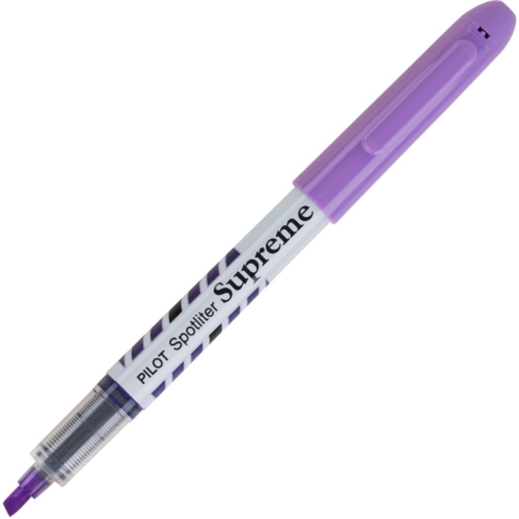 Image of Spotliter Supreme Highlighters - Chisel Point Style - Fluorescent Purple - White