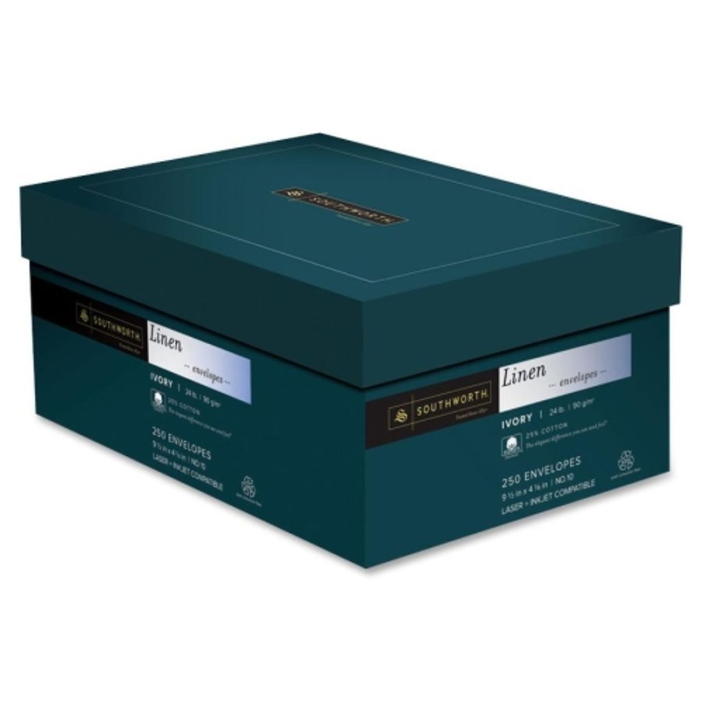 Image of Southworth 25% Cotton No. 10 Business Envelopes (SKU: 142283)