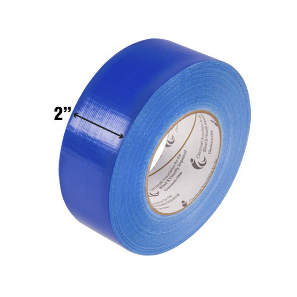 SKILCRAFT 5640-01-577-5963 Duct Tape - 2" Width x 60yd Length - 1 Roll - Blue