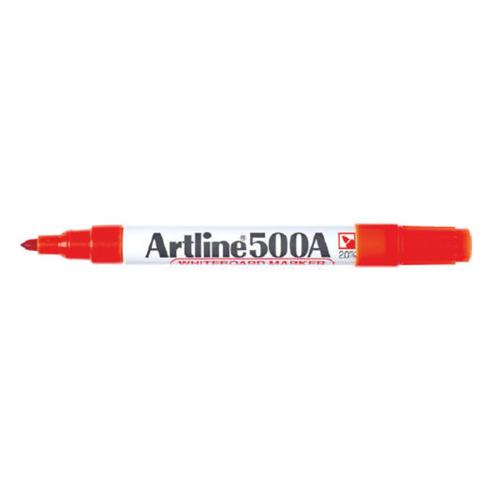 Image of Artline White Board Marker Ek 500/Org - 2 mm Marker Point Size - Bullet Marker P