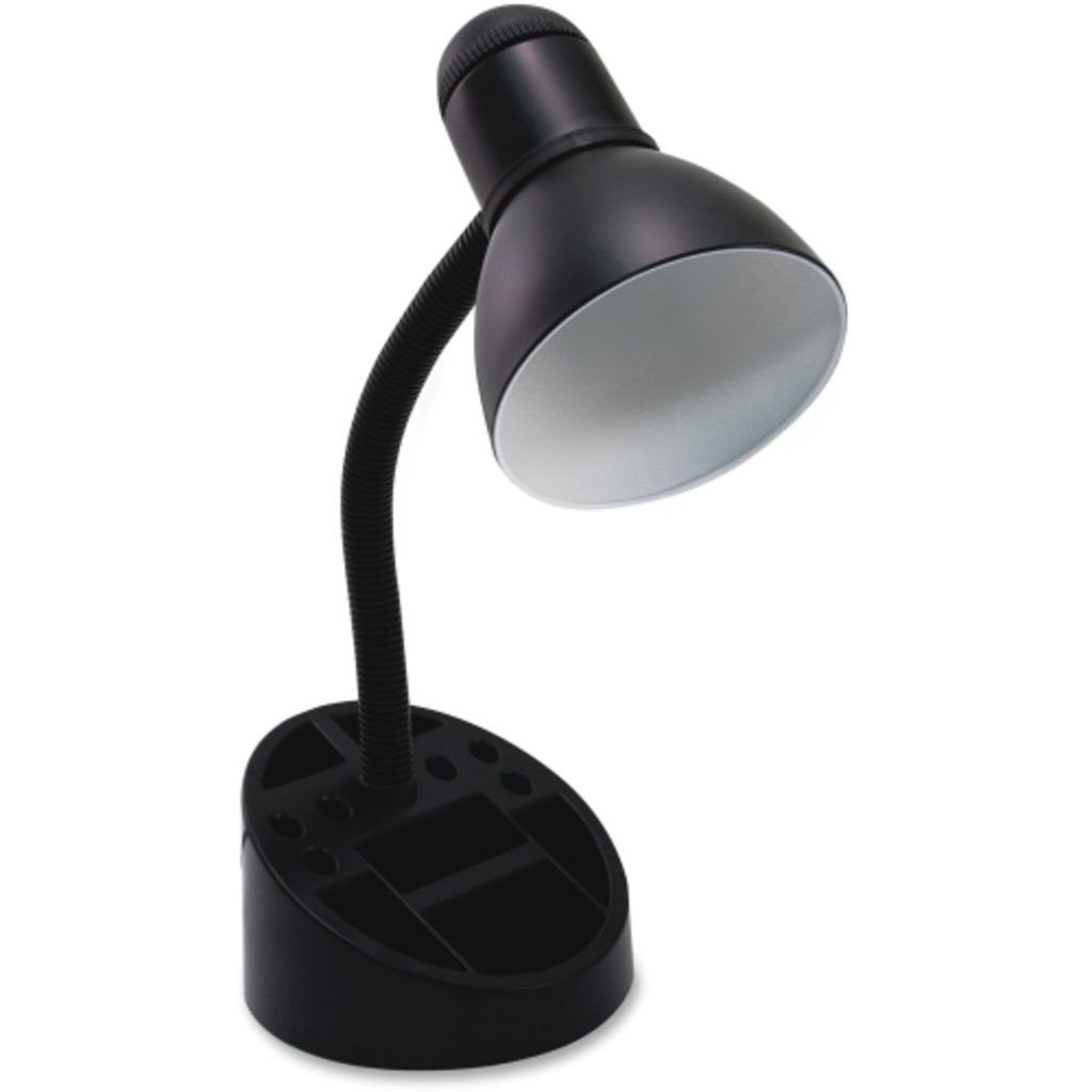 Image of Ledu Organizer Incandescent Desk Lamp - 60 W Incandescent Bulb - Adjustable - Bl