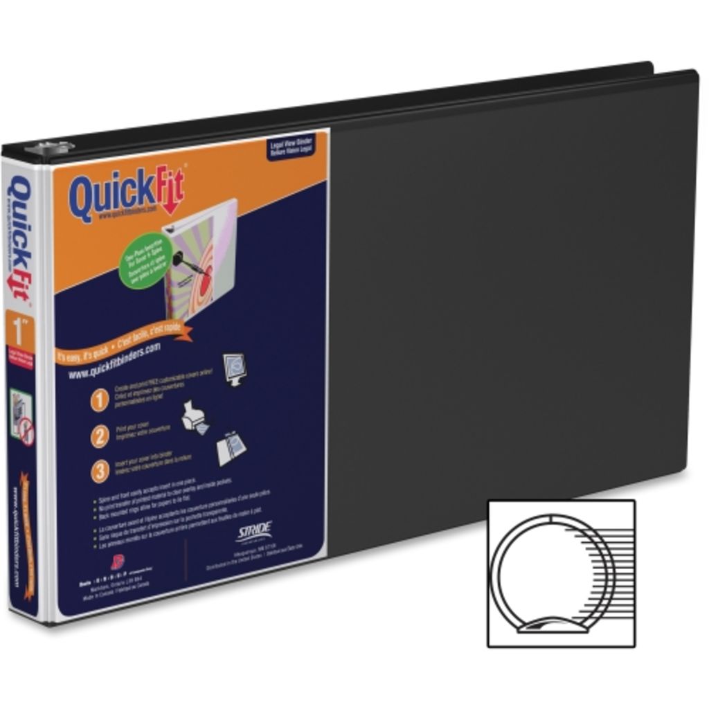 Image of QuickFit Landscape Round Ring View Binder for Spreadsheets (SKU: 156977)