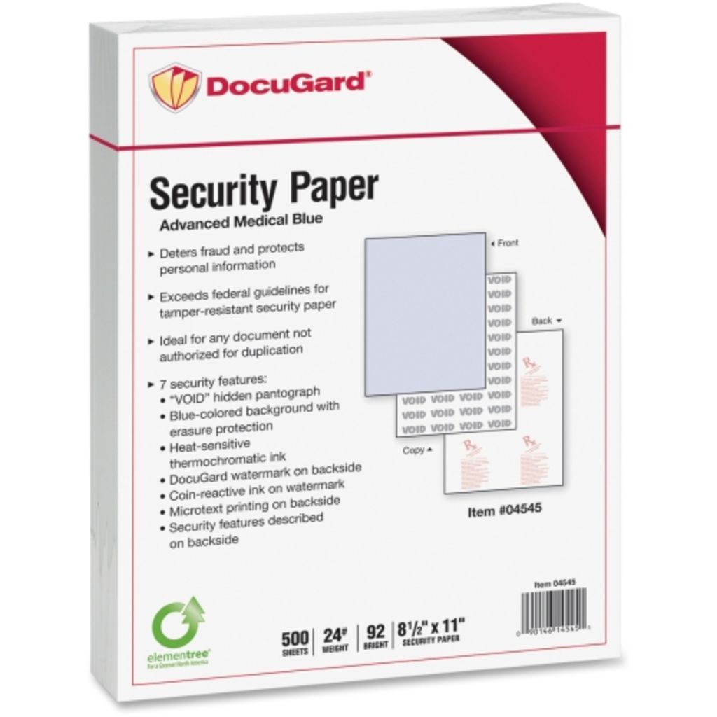 Image of DocuGard Advanced Security Paper for Printing Prescriptions & Preventing Fraud 7