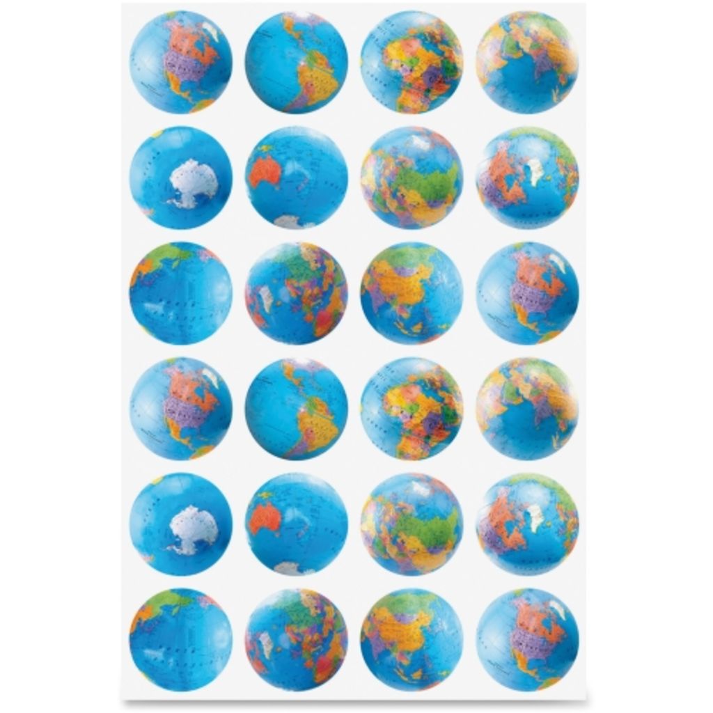 Image of Hygloss Globes Stickers