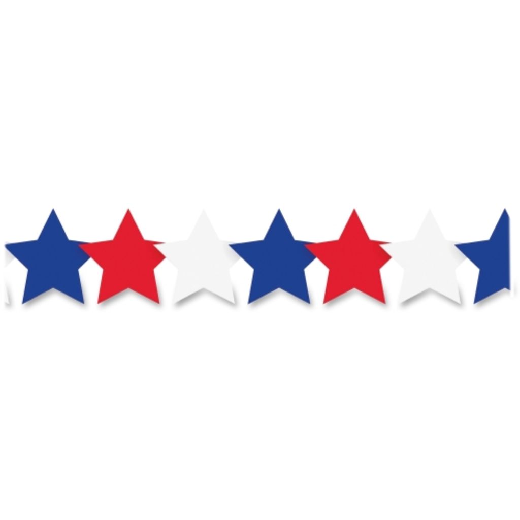 Image of Hygloss Patriotic Stars Border Strips