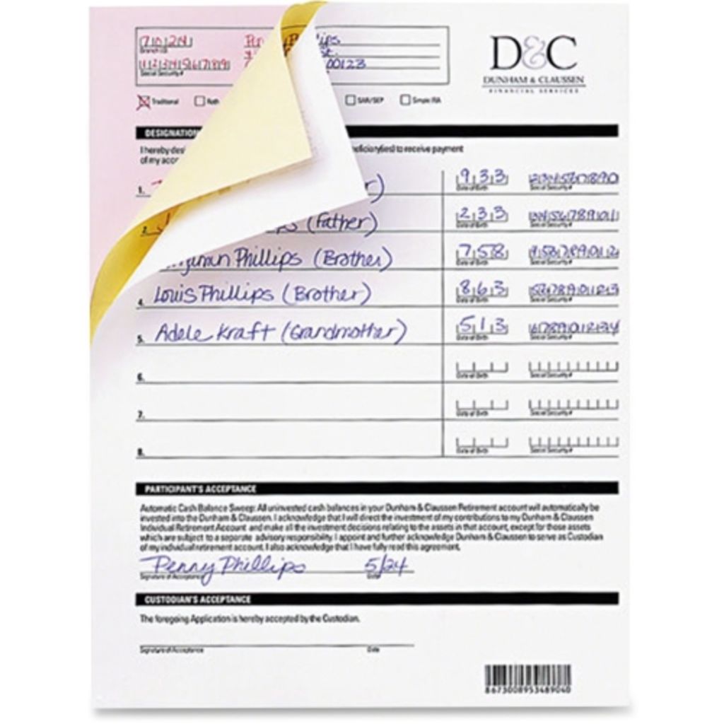 Image of Nekoosa Laser Print Carbonless Paper (SKU: 183046)