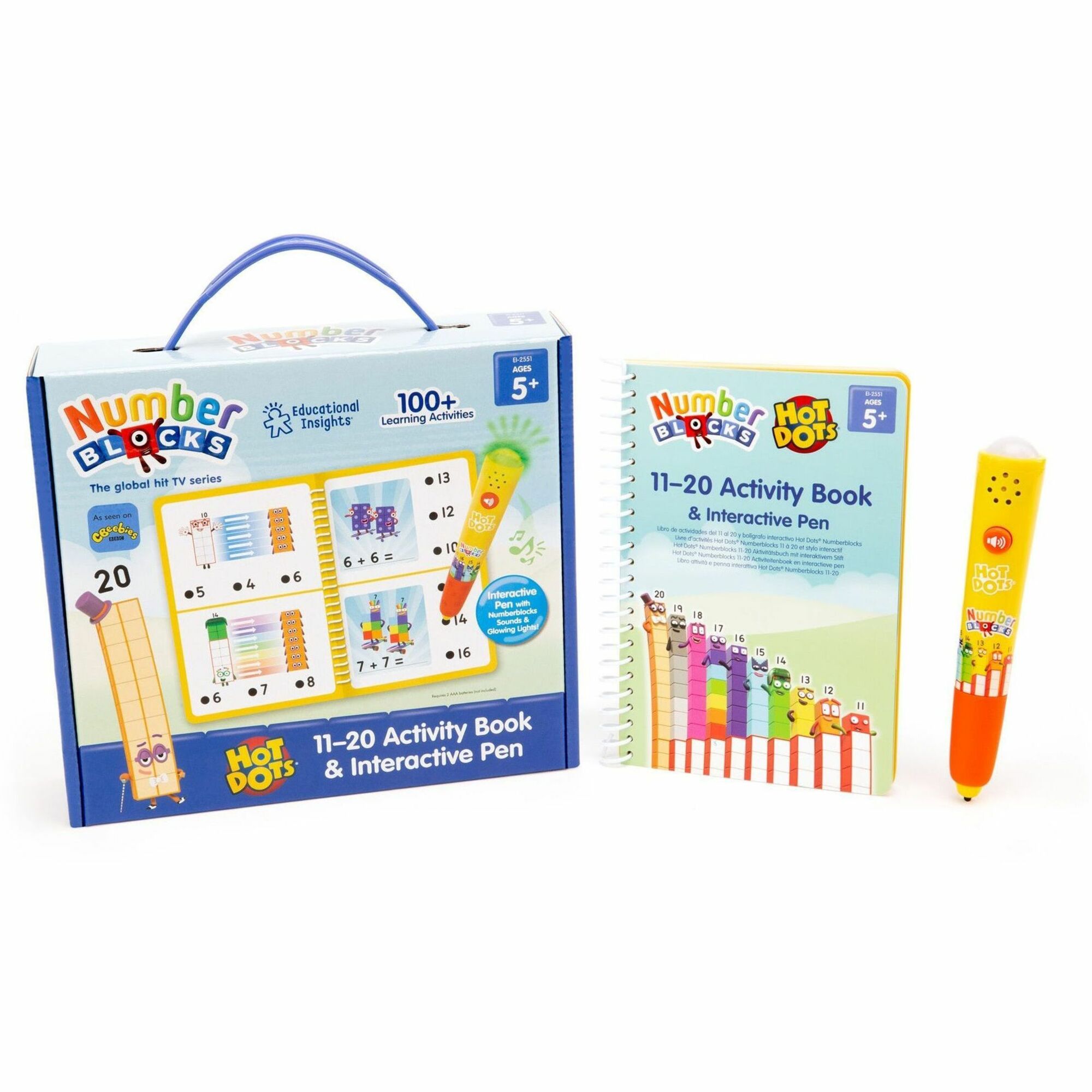 Image of Hot Dots Numberblocks Activity Book Interactive Printed Book