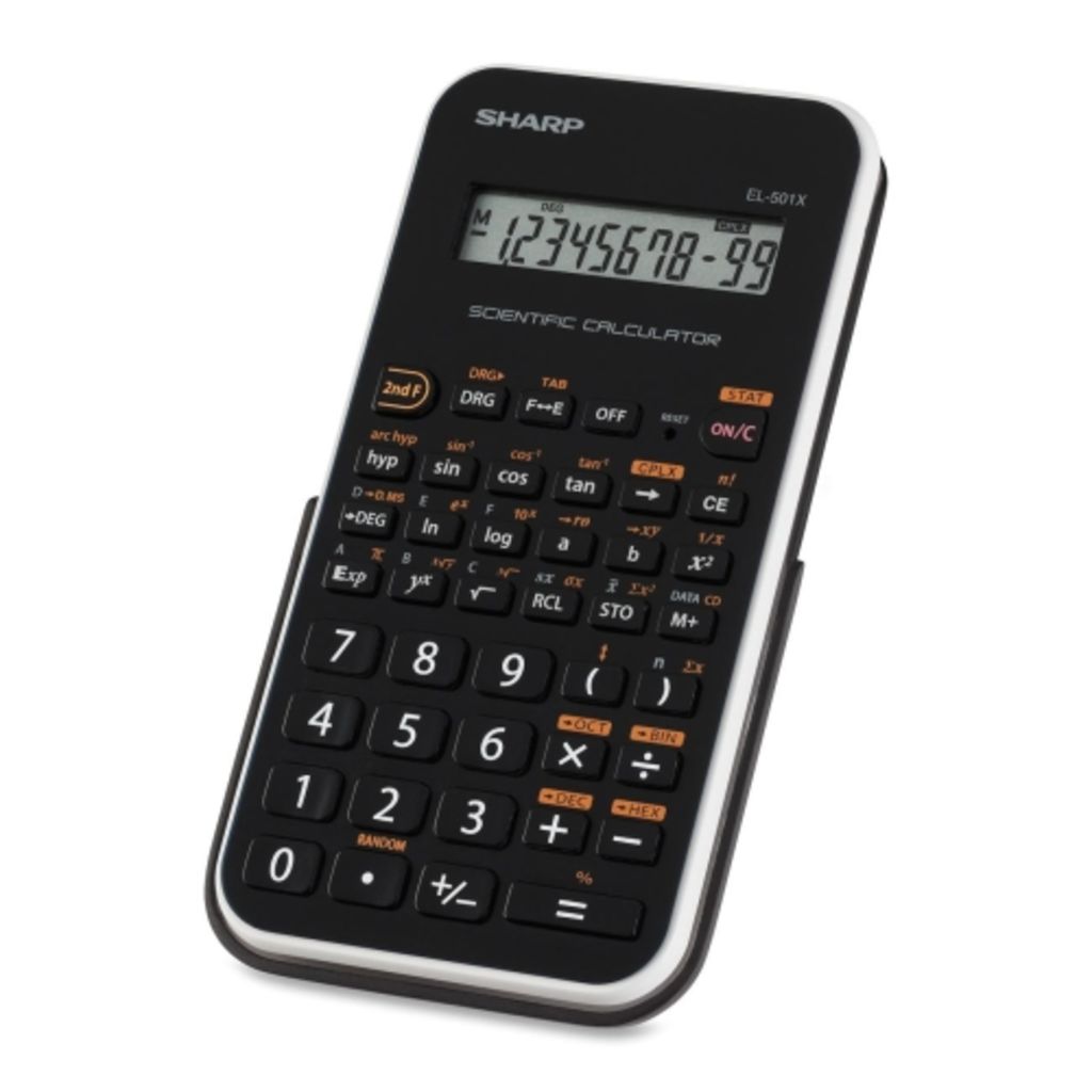 Image of Sharp EL-501X2BWH Scientific Calculator