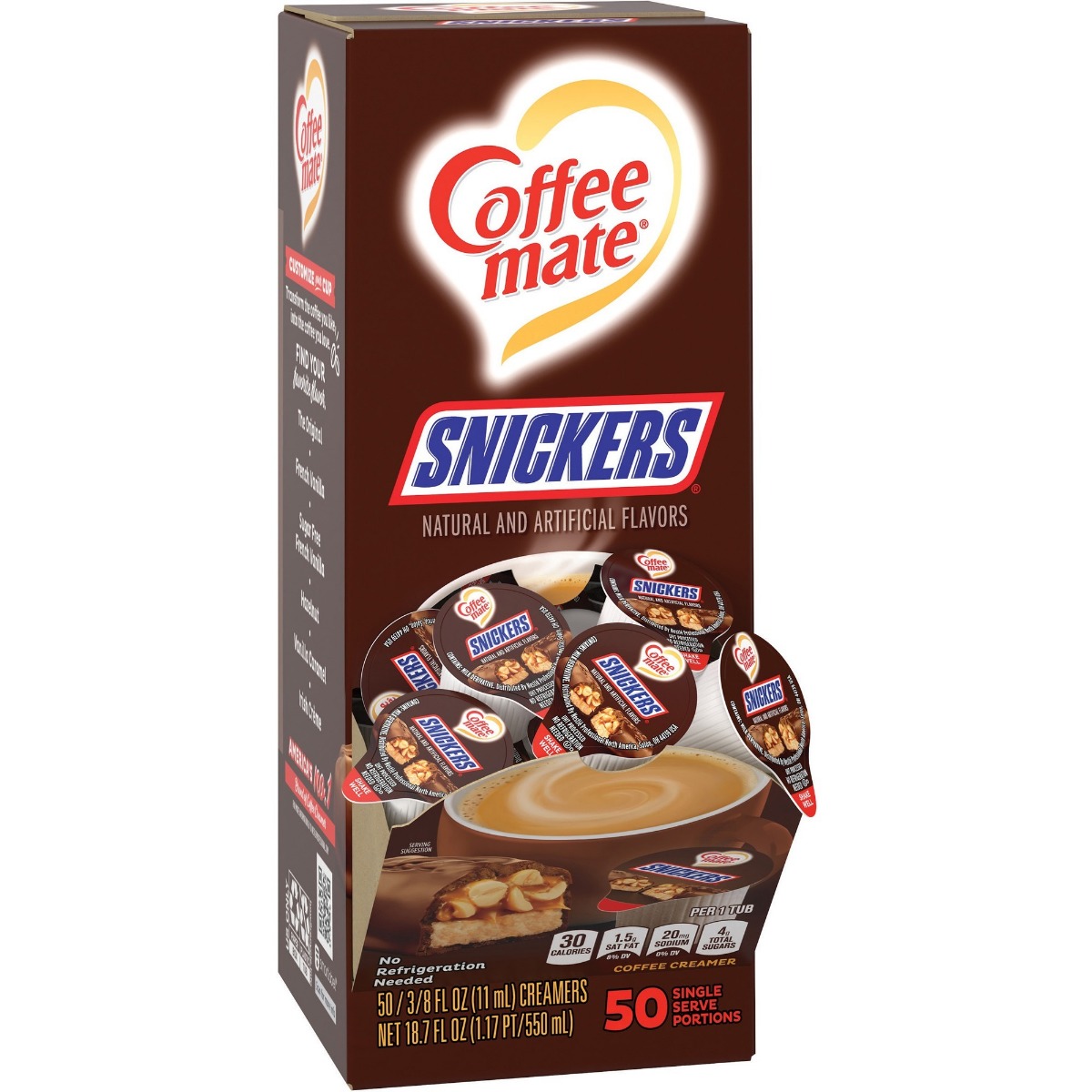 Image of Coffee mate Creamer Snickers Flavor Singles