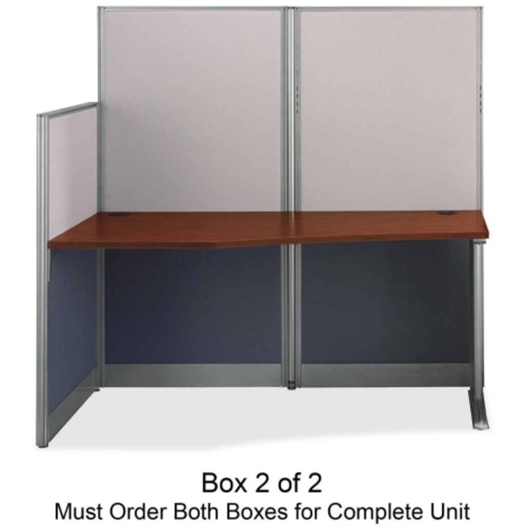 Image of Bush Business Furniture Office in an Hour 65W x 33D Straight Workstation Box 2 o