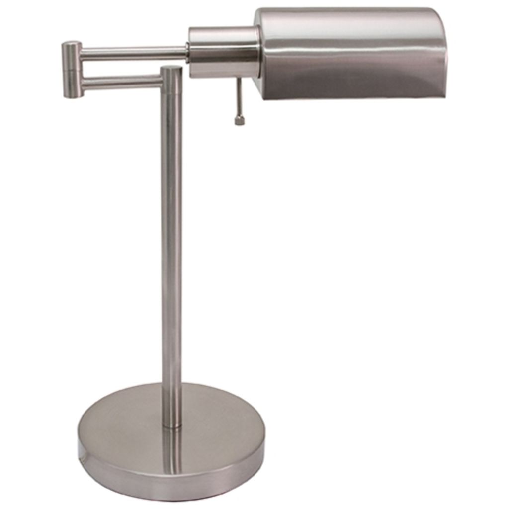 Image of Ledu Adjustable Table Lamp - 19 W LED Bulb - Brushed Steel, Satin Steel - Adjust