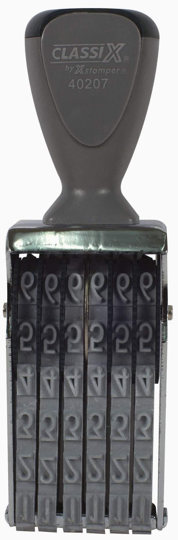 Image of Number Stamp Size: 3 / 6-Band Traditional