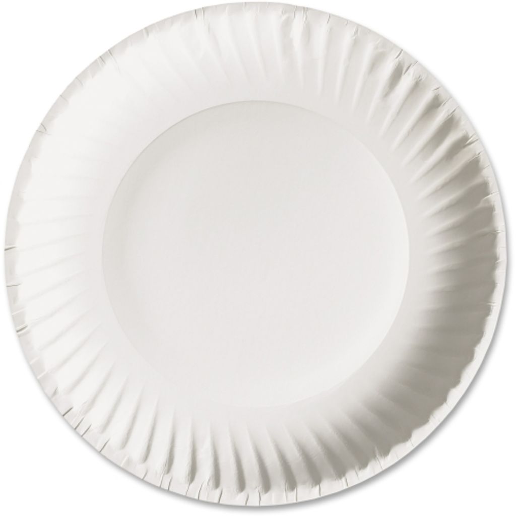 Image of AJM Packaging Green Label Economy Paper Plates (SKU: 619934)