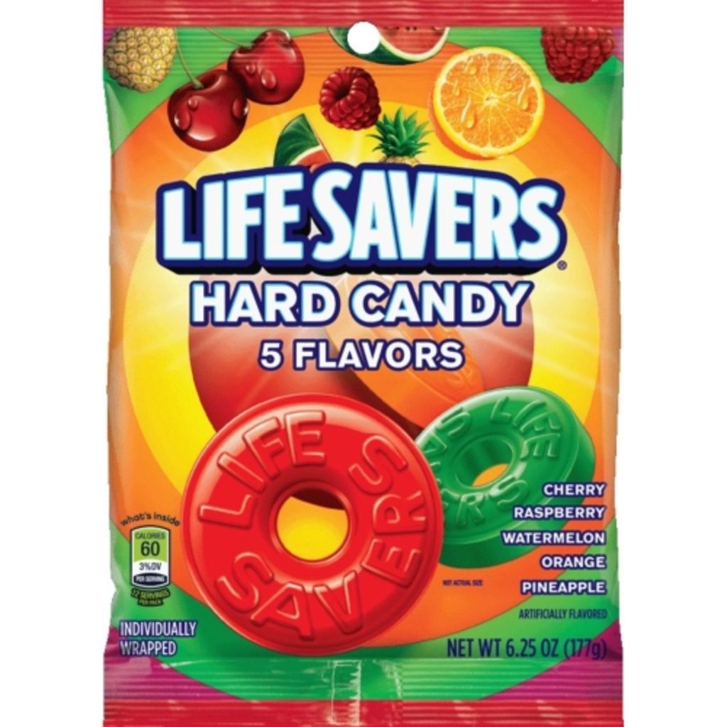 Image of Wrigley LifeSavers 5 Flavors Hard Candies