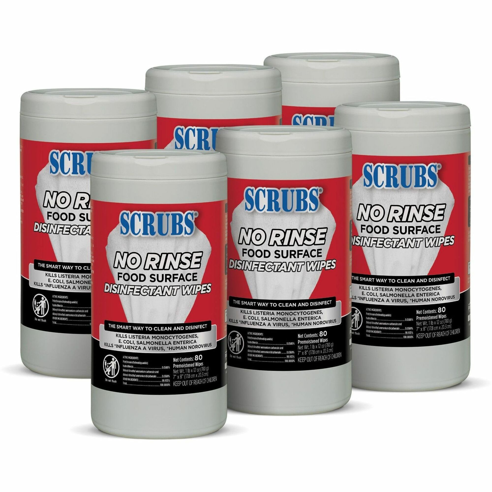 Image of ITW No Rinse Food Surface Disinfectant Wipes