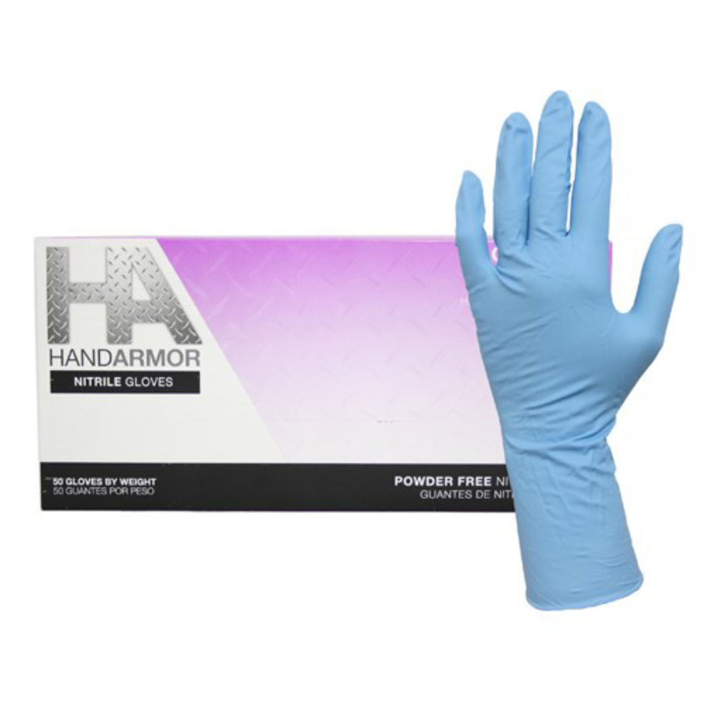 Image of CCP Industries Multipurpose Gloves - Nitrile - Heavyweight Long Cuff Powder-free