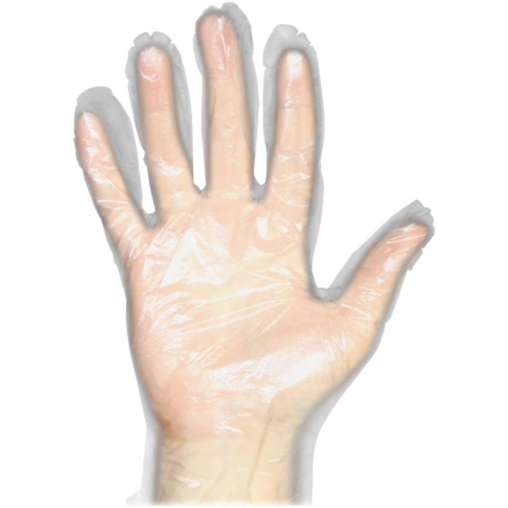 Image of Protected Chef Disposable General Purpose Gloves - Medium Size - Polyethylene - 