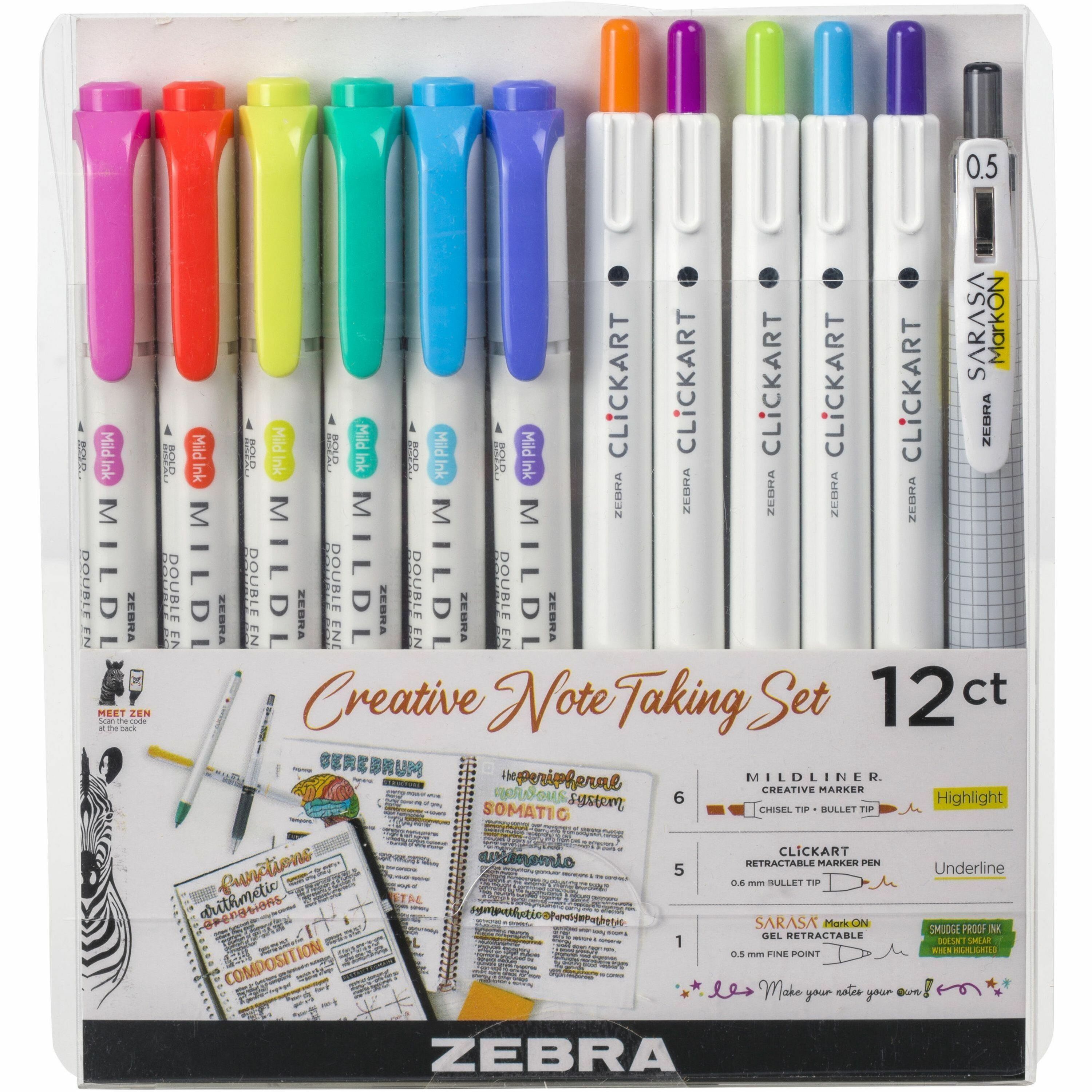 Image of Zebra Creative Note Taking Set