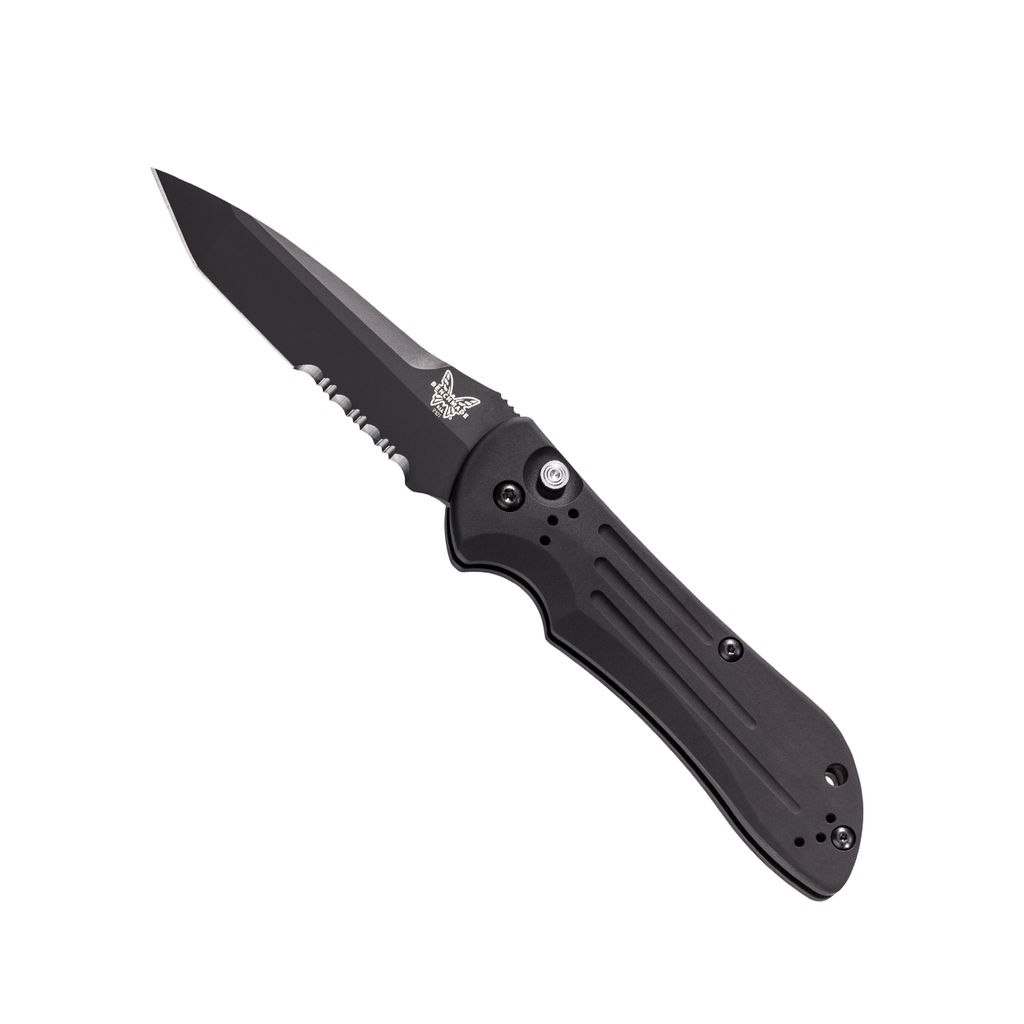 Image of Benchmade Automatic Stryker - Serrated, Coated Finish Knife