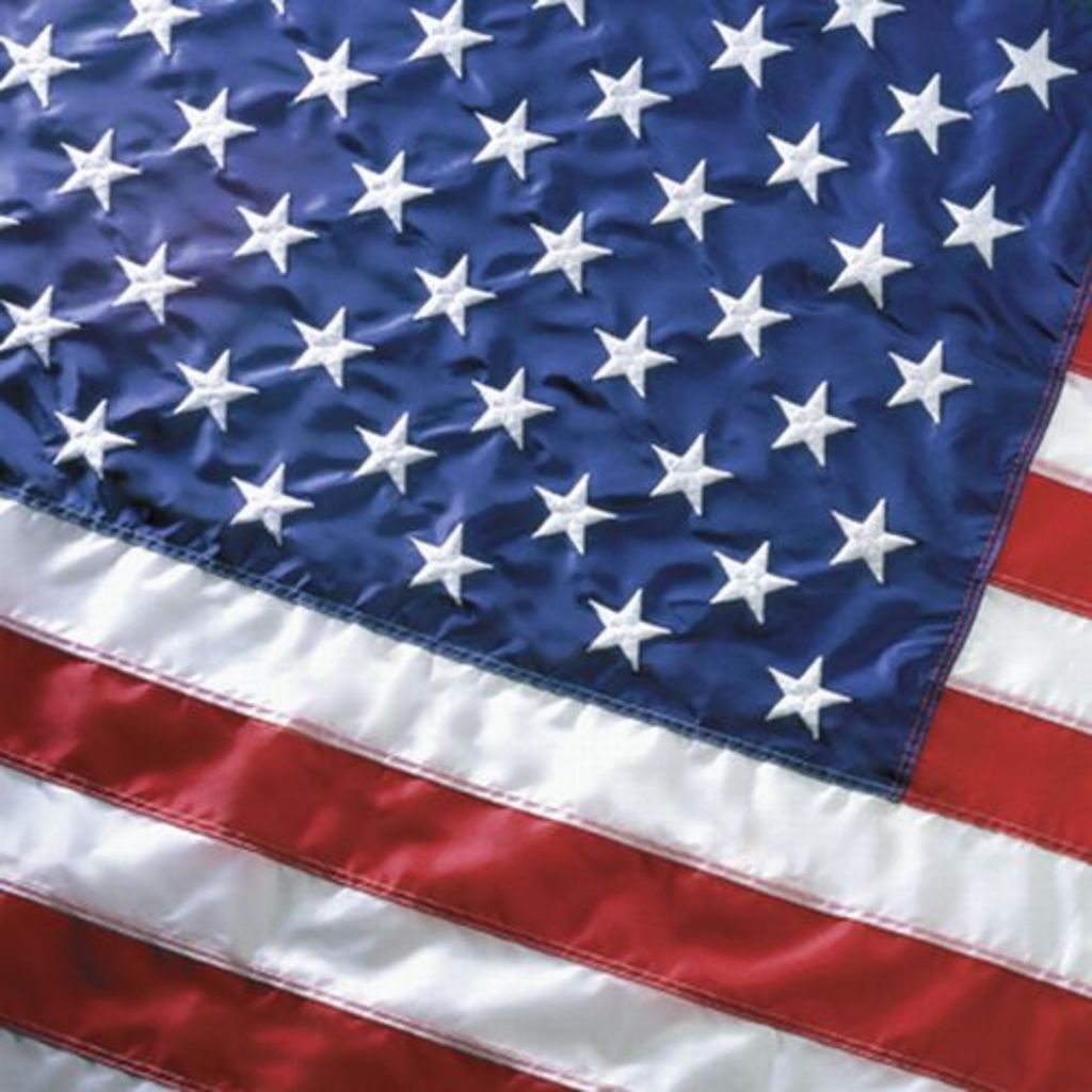Image of Valley Forge Nylon U.S. Flag 5' x 8' - United States - 60" x 96" - Embroidered G