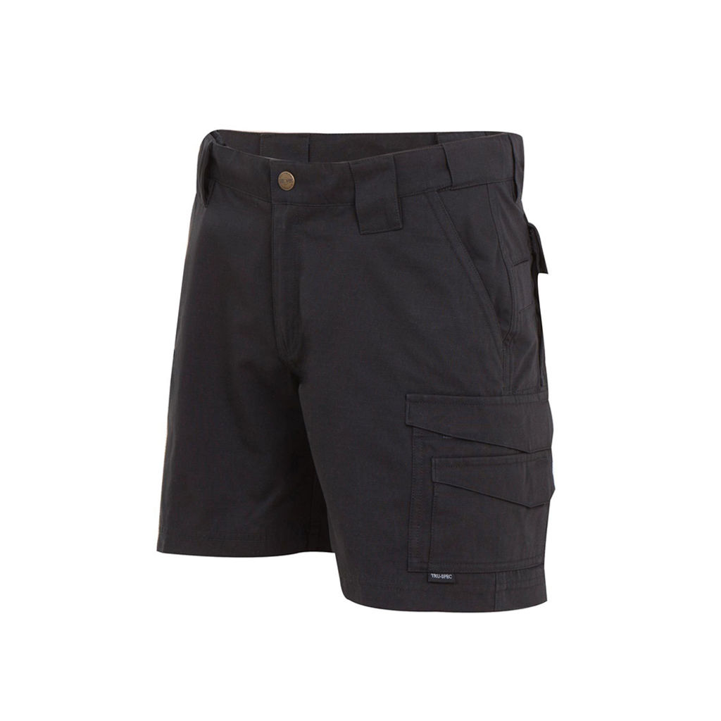 Image of Tru-Spec 24/7 Ladies 6" 65/35 Poly/Cotton Rip-Stop Shorts - Black - 10