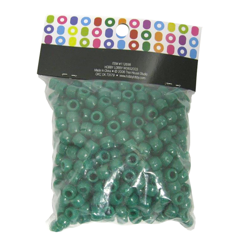 Image of Treehouse Studio Green Pony Beads